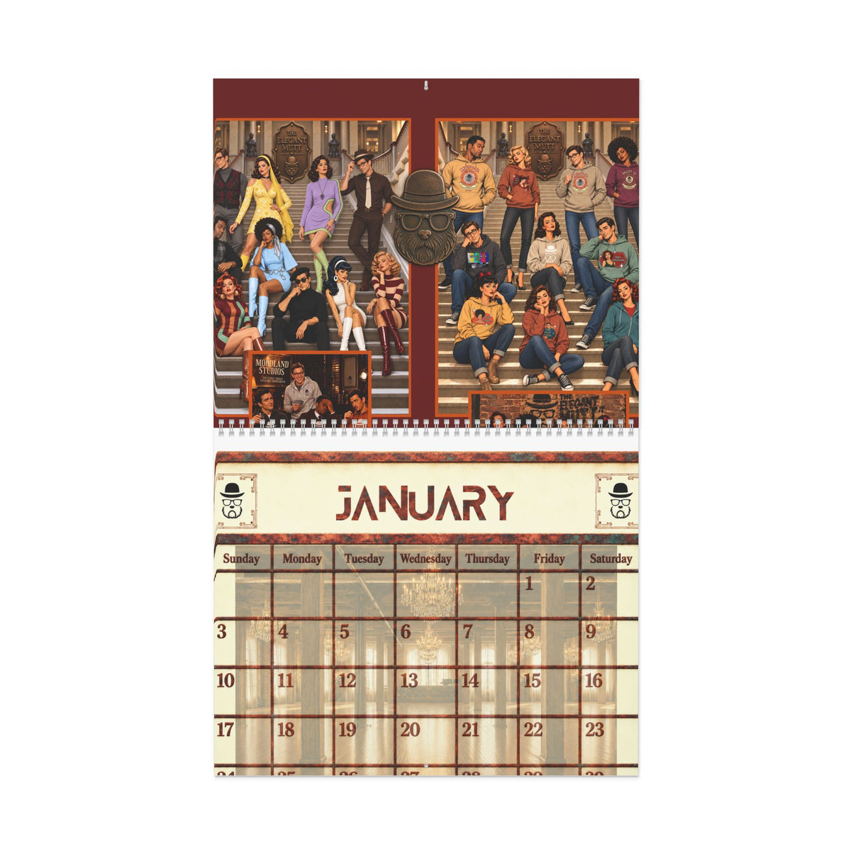 2027 A Calendar - The Elegant Mutt