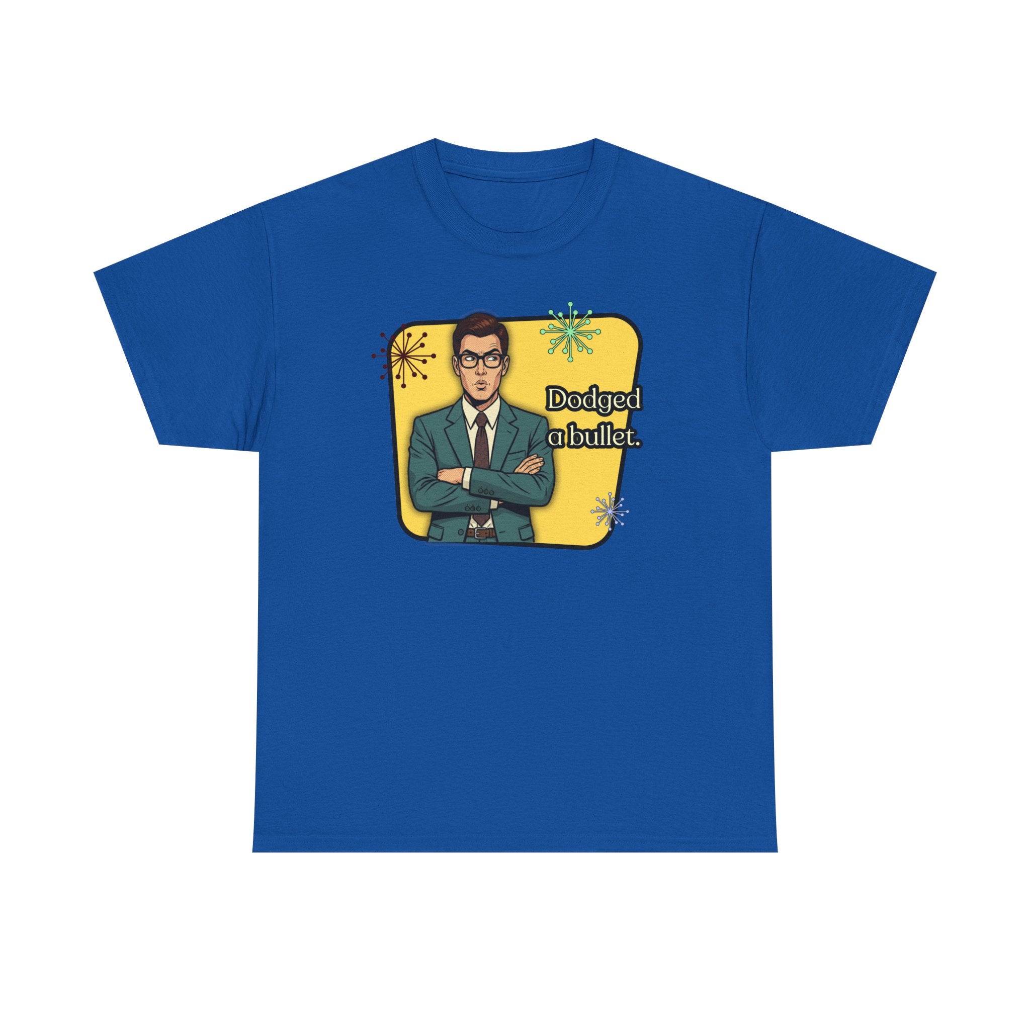 Dodged A Bullet Retro T‑Shirt — Vintage Style Graphic Tee