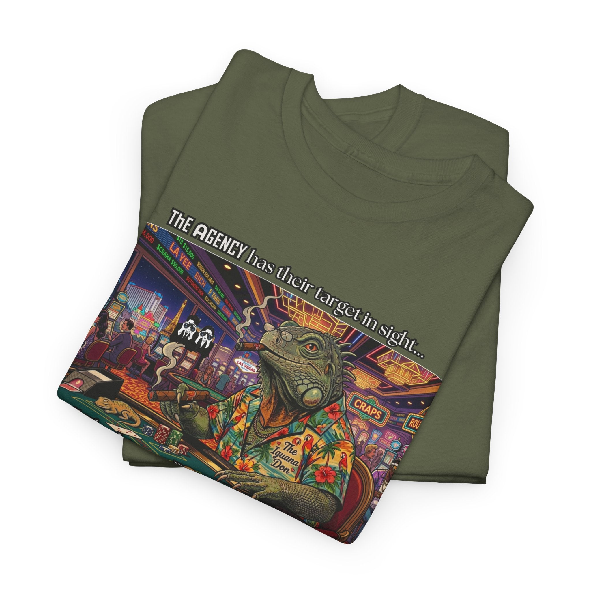 The Iguana Don T #2  -- Original Mob Boss Vegas Retro Graphic Tee