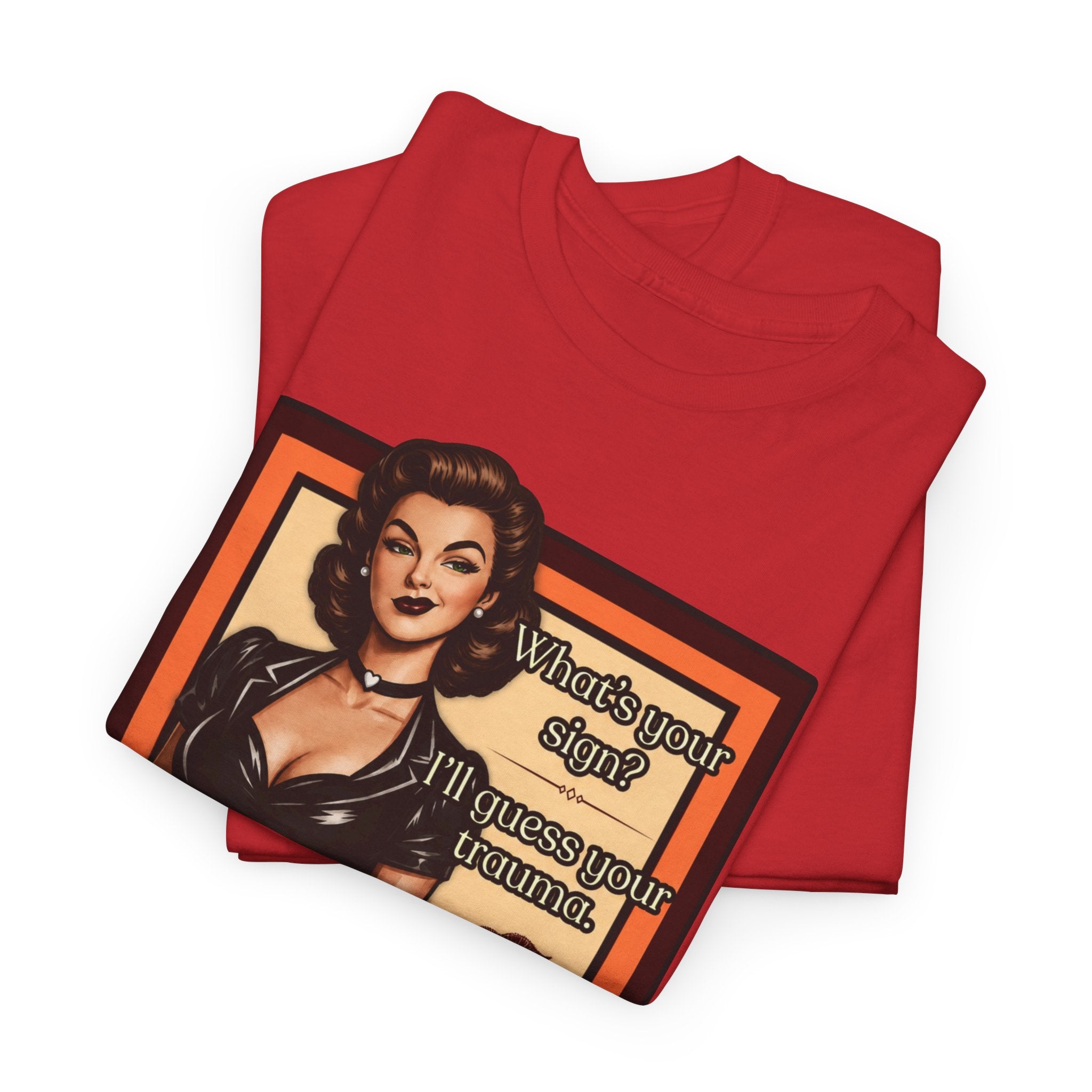 What's Your Sign? Retro T-Shirt - Melinda Speaks (Vol1) Vintage Style Graphic Tee