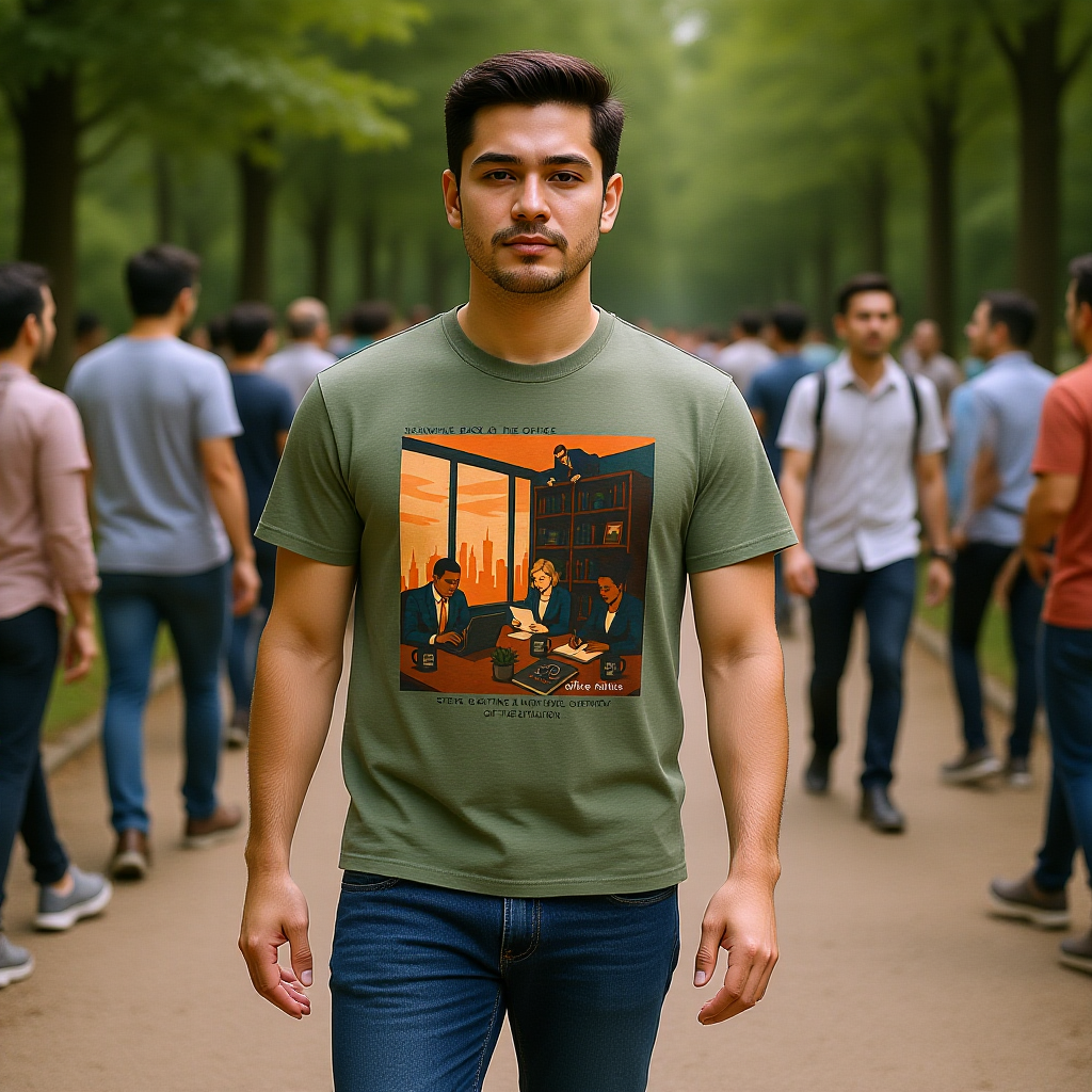 office Politics Retro T-Shirt — Steve's Overview Vintage Style Graphic Tee