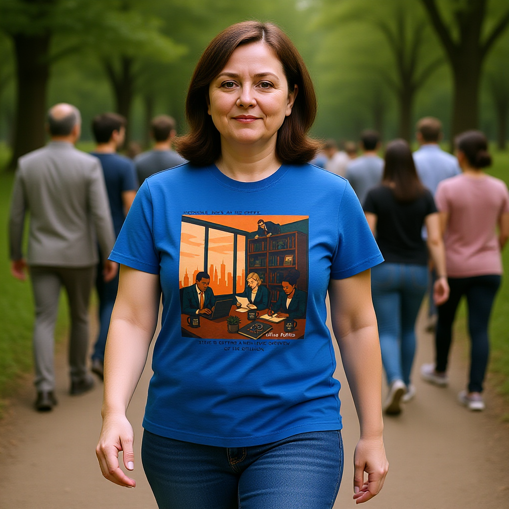 office Politics Retro T-Shirt — Steve's Overview Vintage Style Graphic Tee