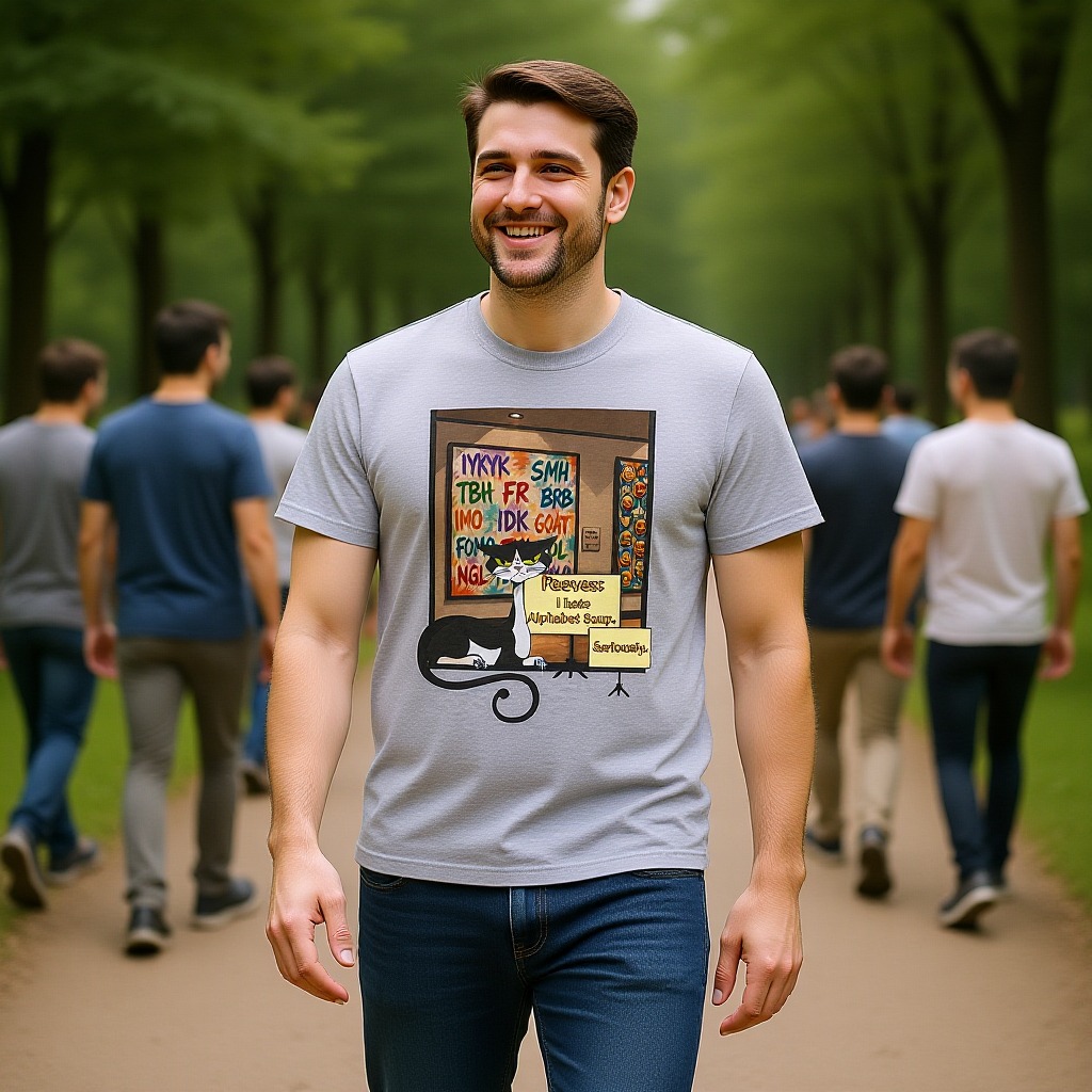 Peeves: Alphabet Soup T-Shirt — Museum Curator Graphic Tee