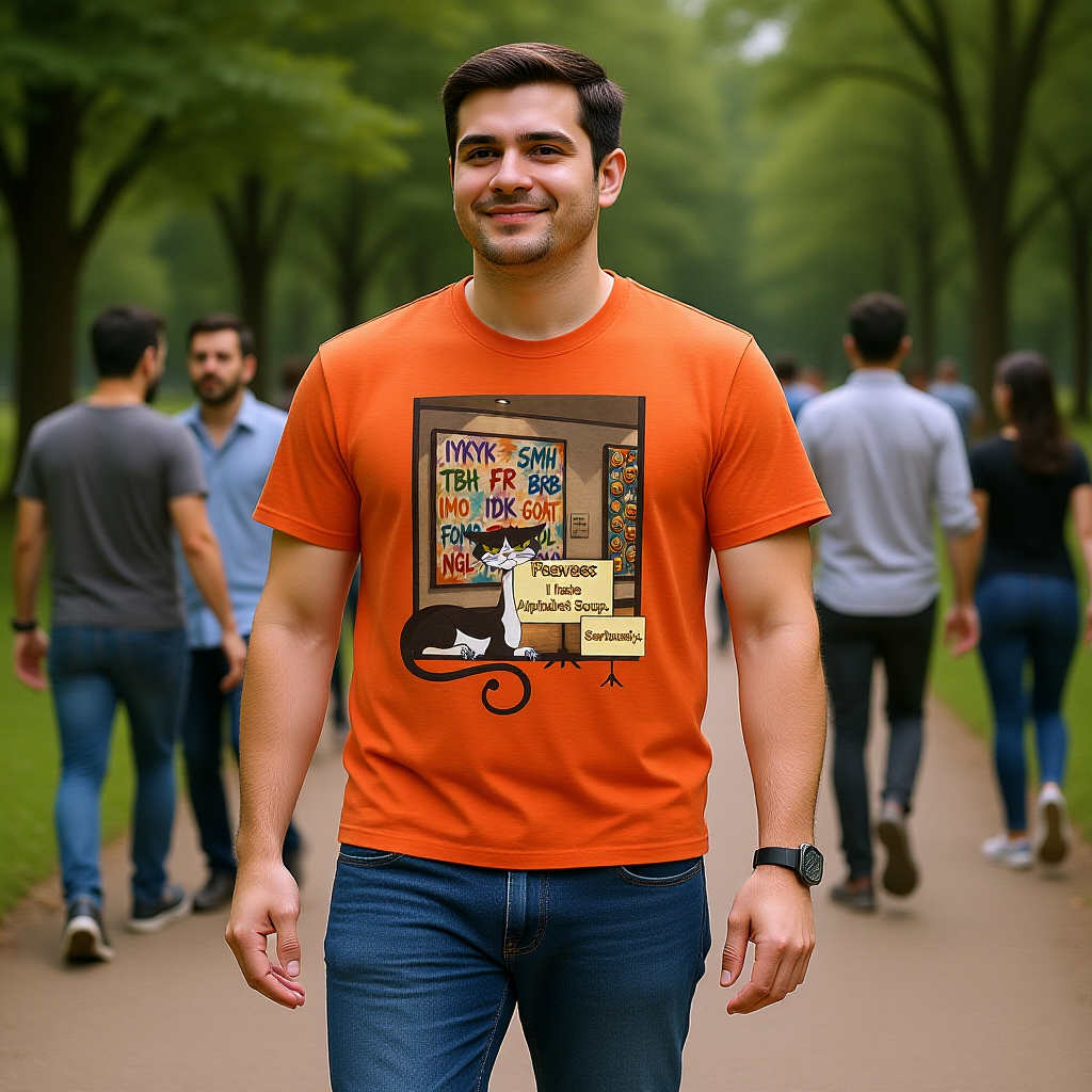 Peeves: Alphabet Soup T-Shirt — Museum Curator Graphic Tee