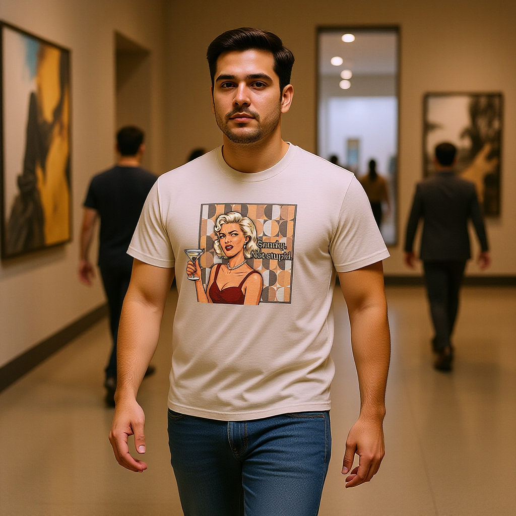 Snarky. Not Stupid. Retro T-Shirt — Vintage Style Mood Swings Graphic Tee