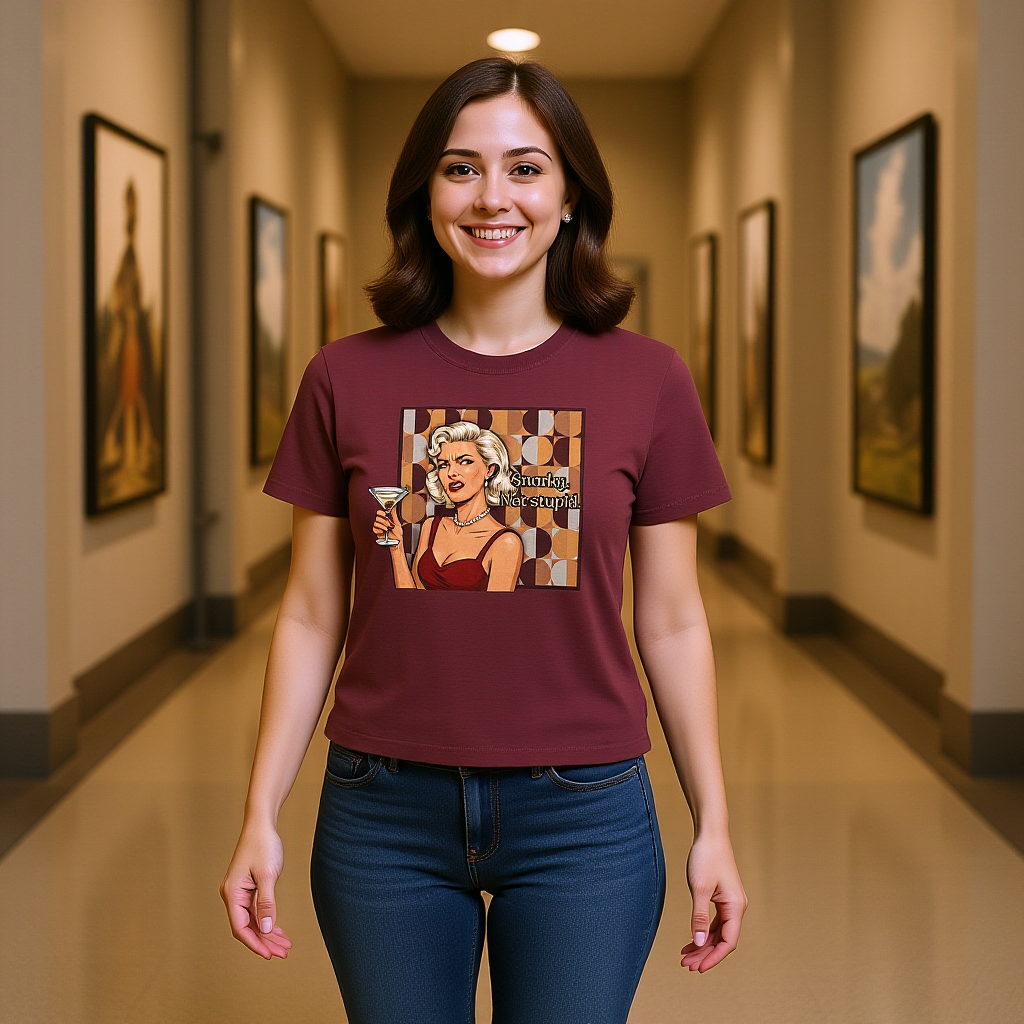 Snarky. Not Stupid. Retro T-Shirt — Vintage Style Mood Swings Graphic Tee