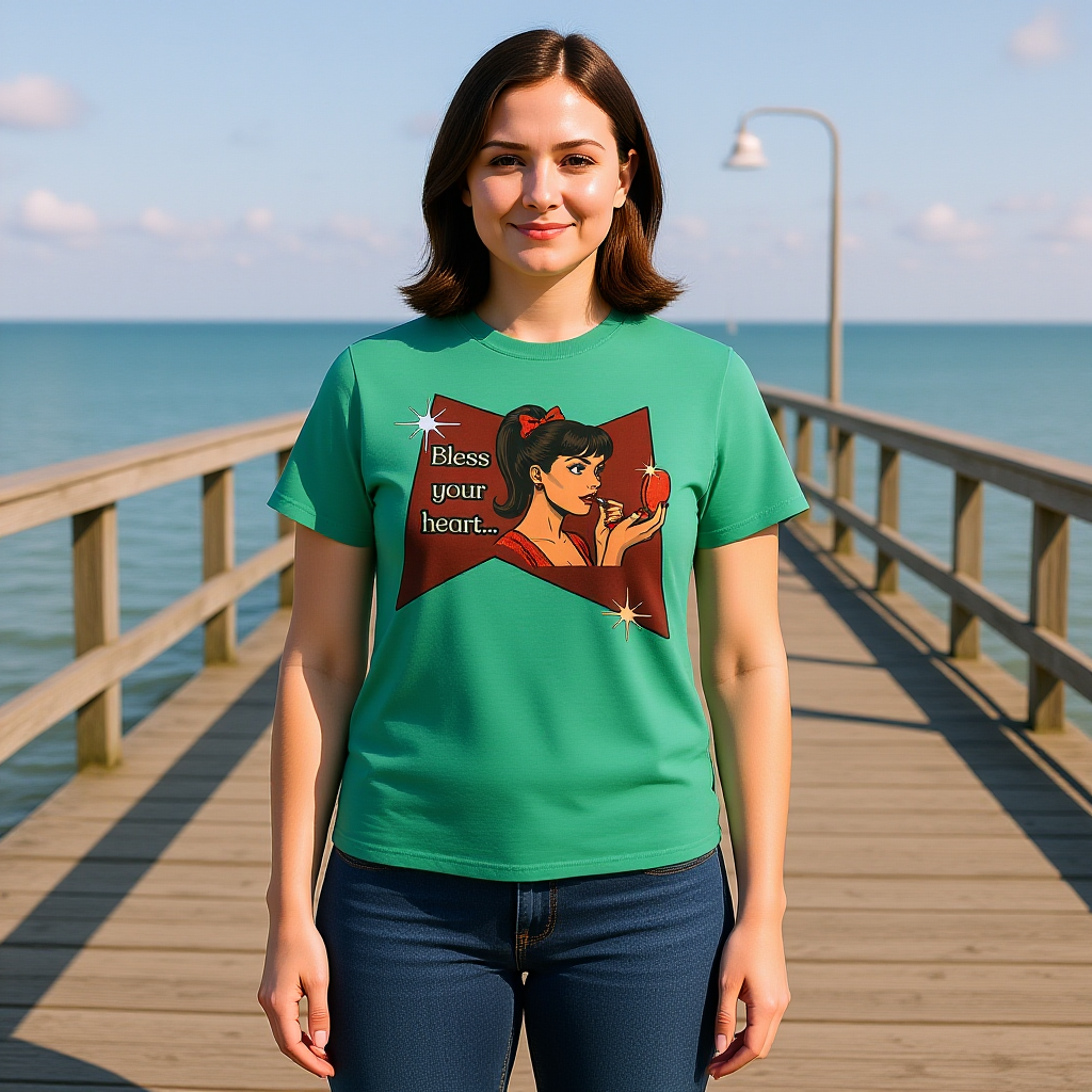 Bless Your Heart Retro T-Shirt - Curated and Refined Graphic Tee