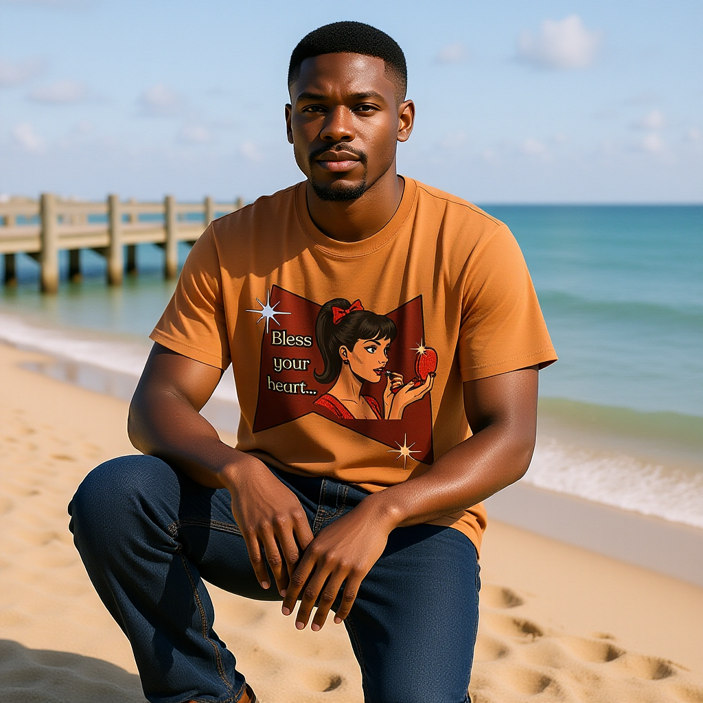 Bless Your Heart Retro T-Shirt - Curated and Refined Graphic Tee
