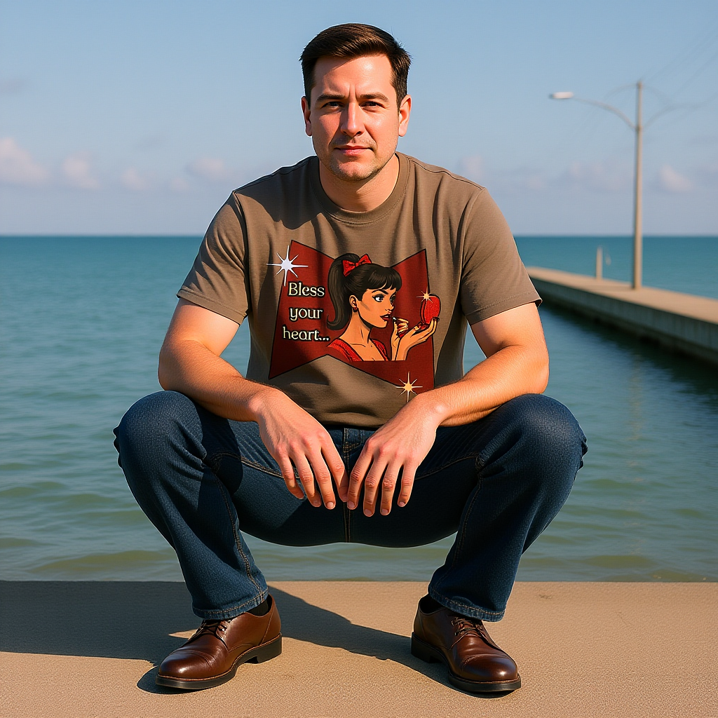 Bless Your Heart Retro T-Shirt - Curated and Refined Graphic Tee