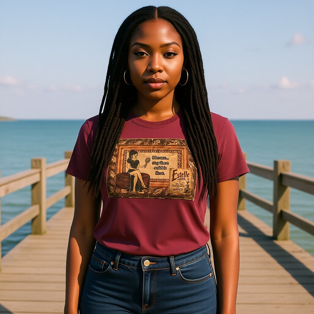 I know My Face Retro T-Shirt — Estelle Parfum Vintage Style Graphic Tee