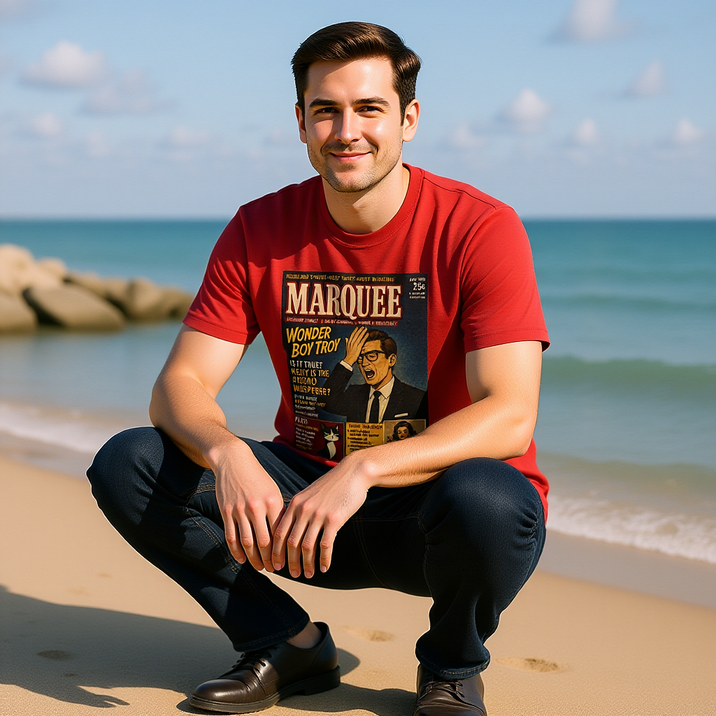 Moodland Studios Retro T-Shirt — Marquee Magazine Vintage Graphic Tee