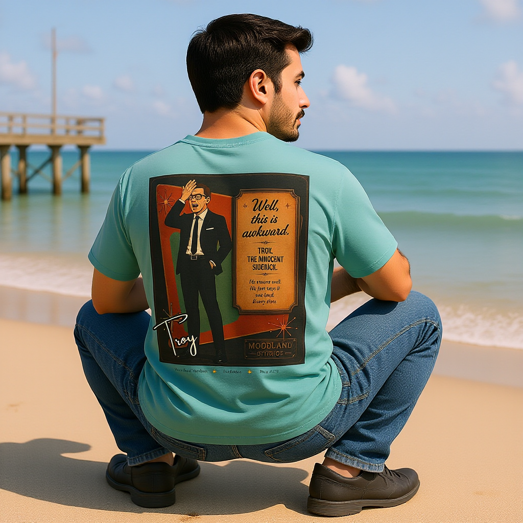 Moodland Studios Troy Retro T-Shirt — Vintage Studio Poster Tee