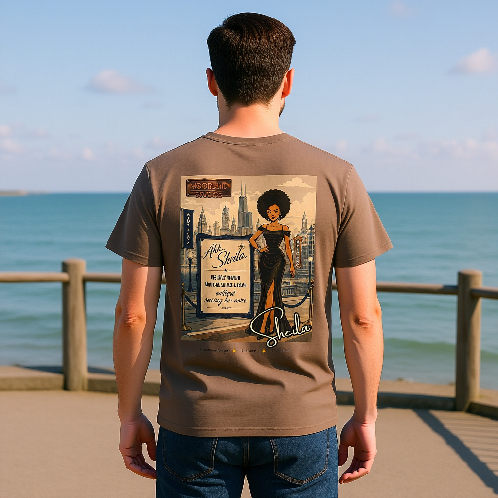 Moodland Studios Sheila Retro T-Shirt — Vintage Studio Poster Tee