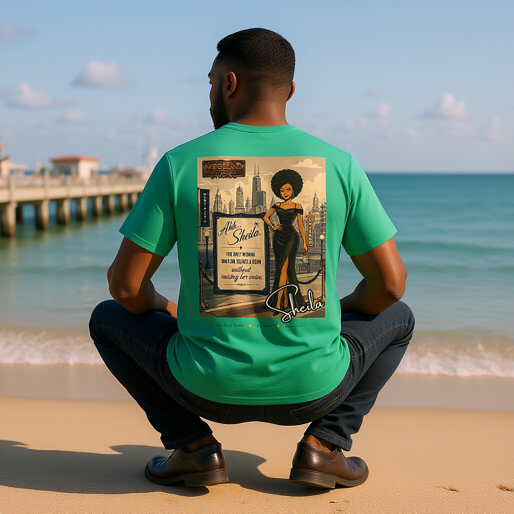 Moodland Studios Sheila Retro T-Shirt — Vintage Studio Poster Tee
