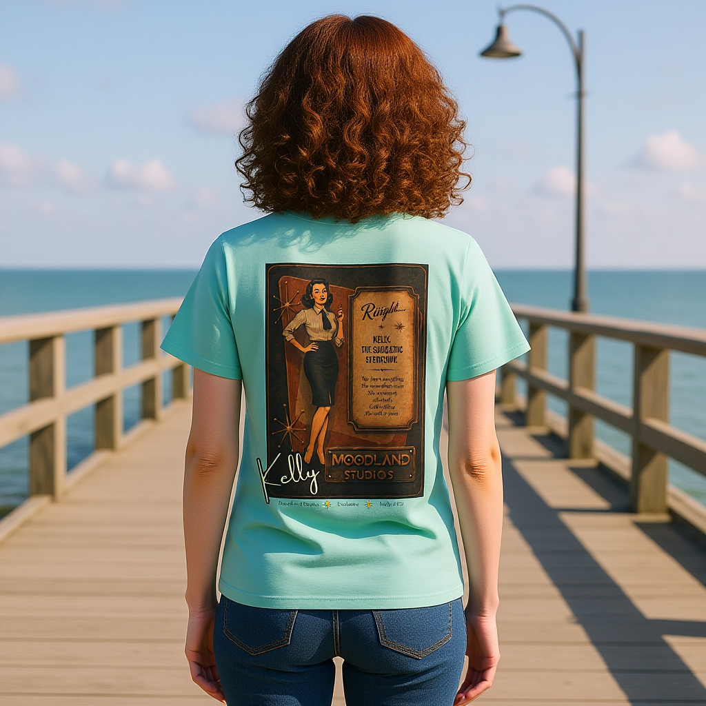 Moodland Studios Kelly Retro T-Shirt — Vintage Studio Poster Tee