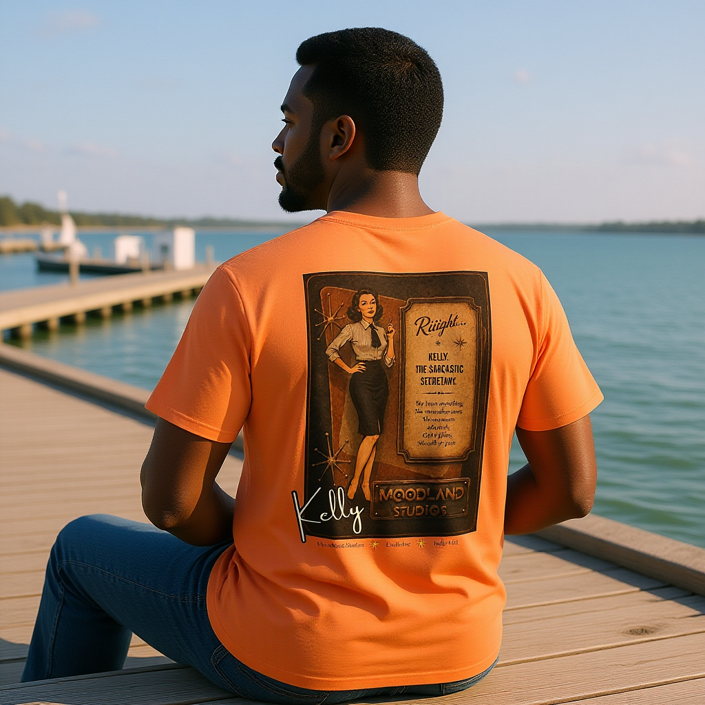 Moodland Studios Kelly Retro T-Shirt — Vintage Studio Poster Tee
