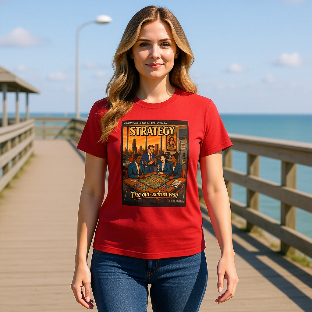 Strategy Retro T-Shirt — office Politics Graphic Tee