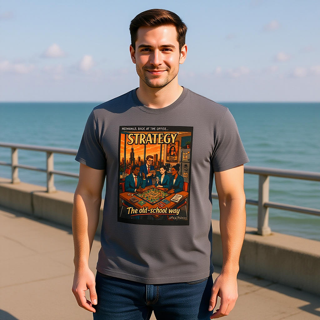 Strategy Retro T-Shirt — office Politics Graphic Tee