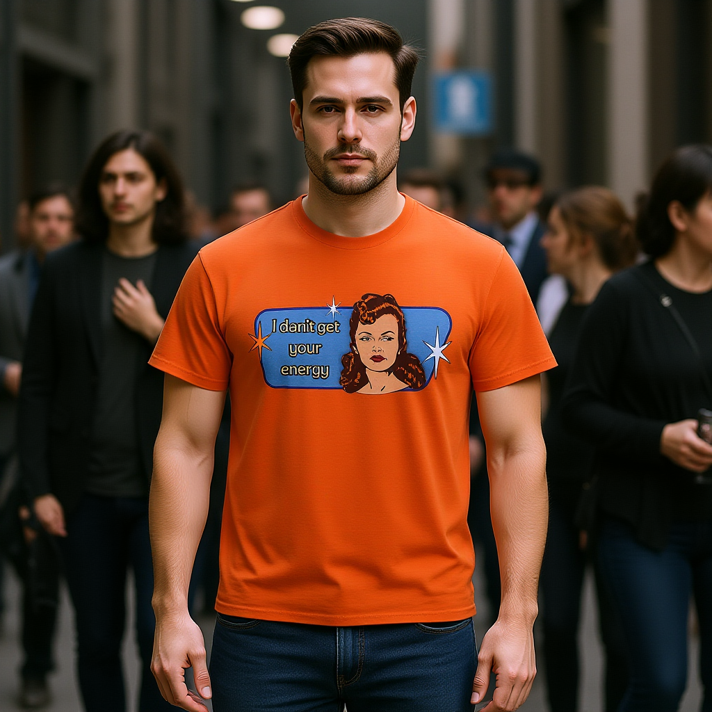 I Don't Get Your Energy Retro Tee — Vintage Style Graphic Tee