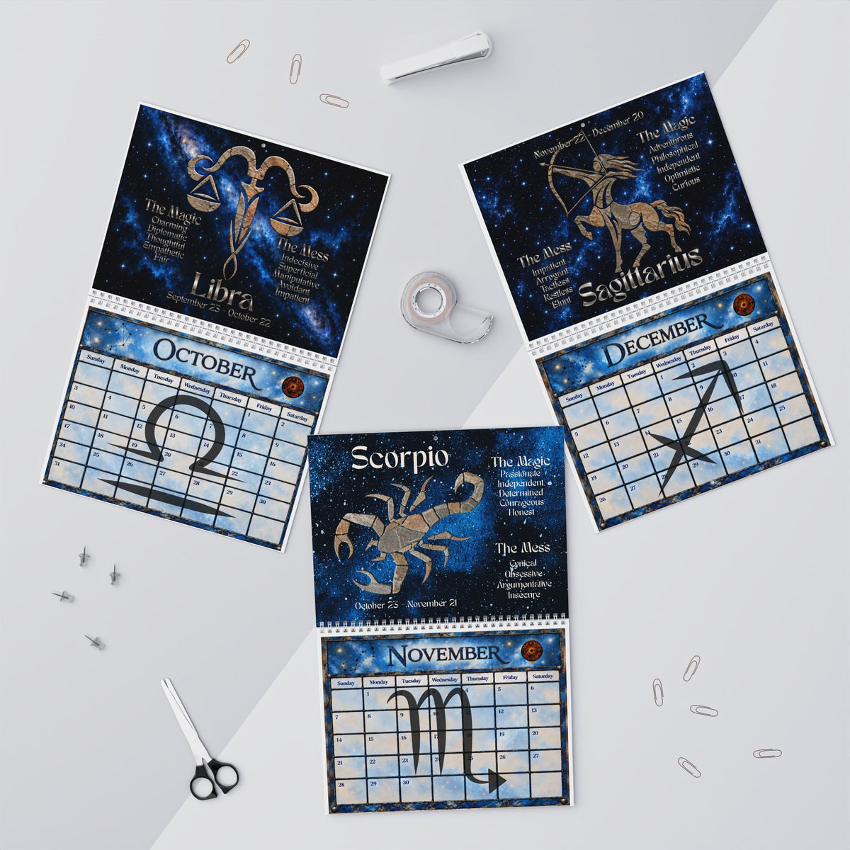 2027 Zodiac Society Wall Calendar