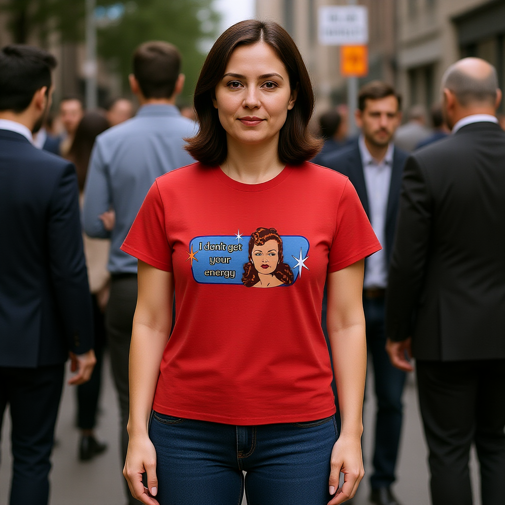 I Don't Get Your Energy Retro Tee — Vintage Style Graphic Tee