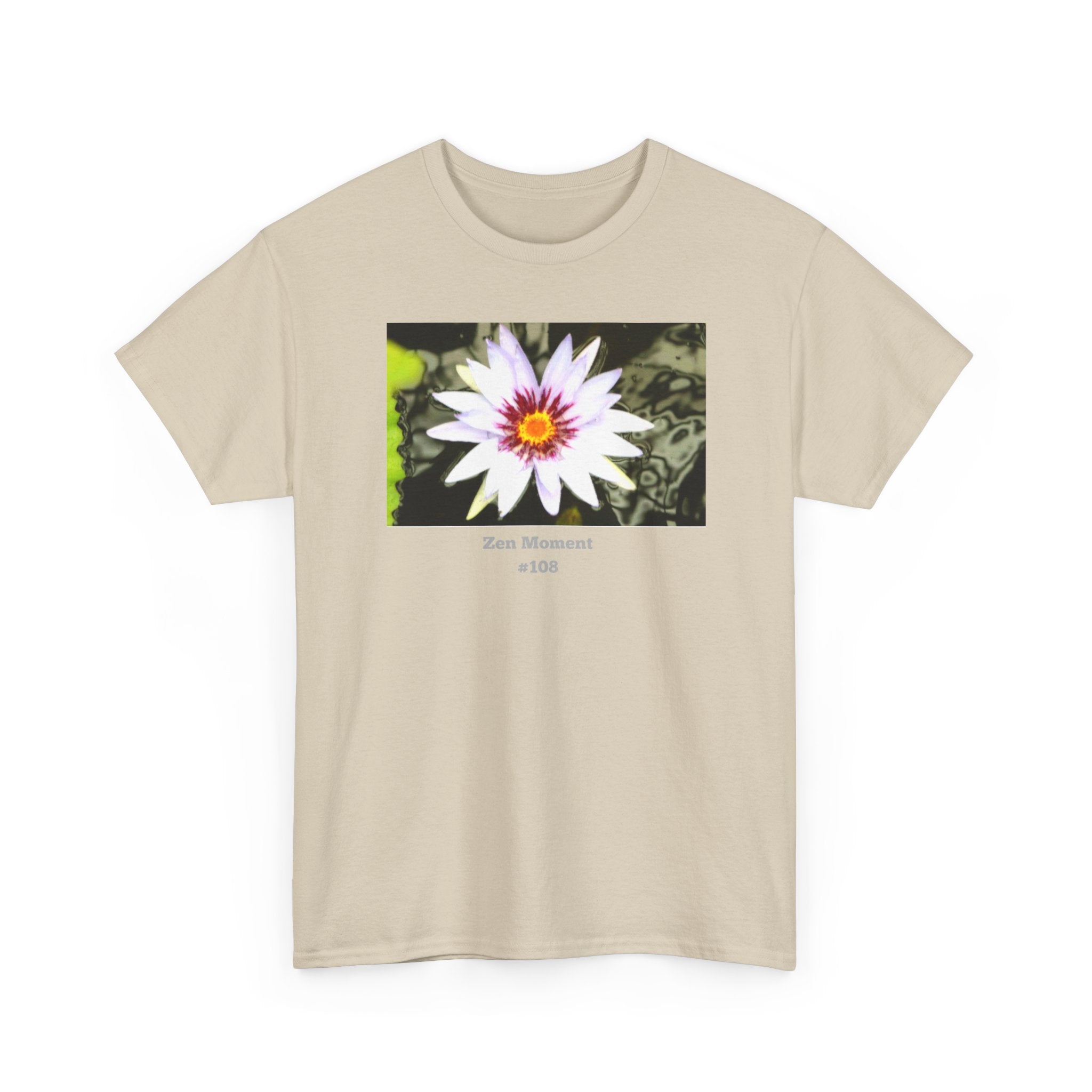 Floral Waterlily Tee — 'Sea Moment' Photo Print T-Shirt