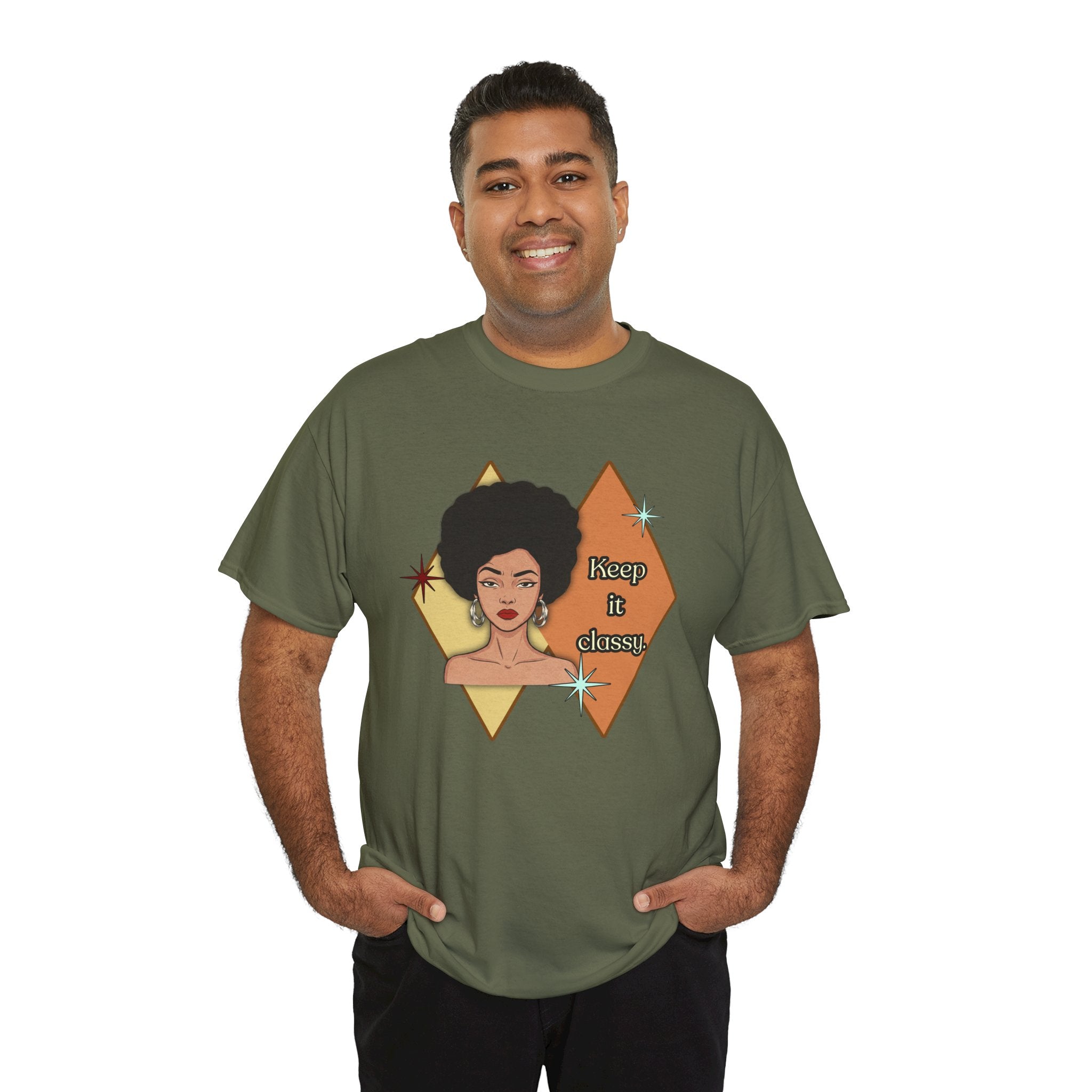 Keep It Classy Retro Tee — Vintage Style Graphic Tee