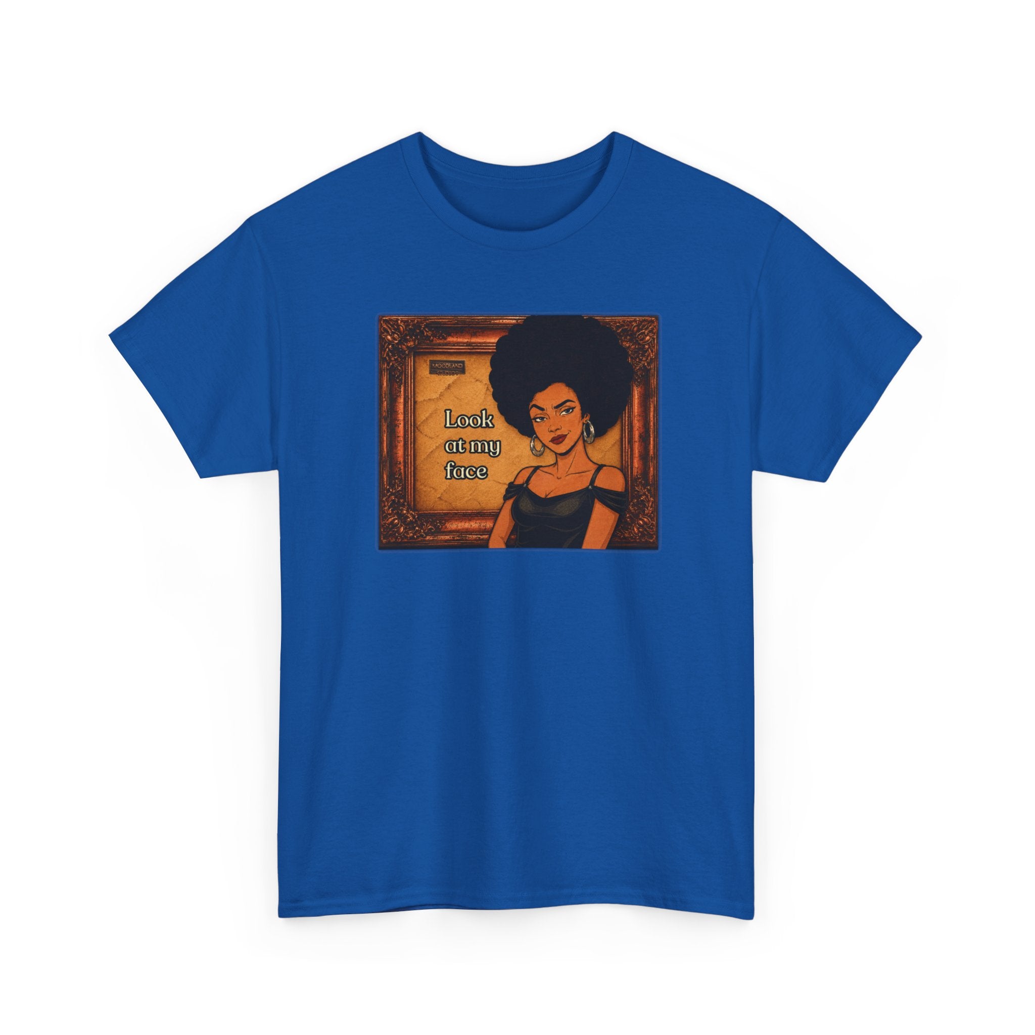 Look at My Face Retro T-Shirt — Vintage Style Sheila Mood Graphic Tee