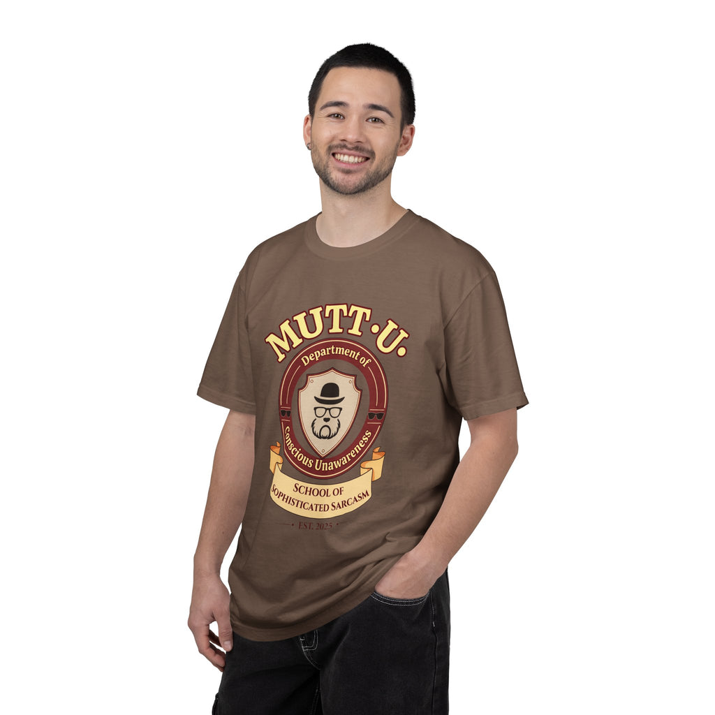 Mutt-U Campus T-Shirt - Dept of Conscious Unawareness Refined Graphic Tee