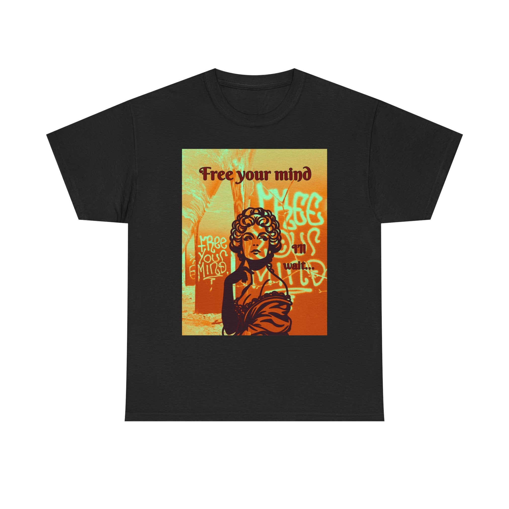 Common Courtesy — Vintage Graffiti Free Your Mind Graphic Tee