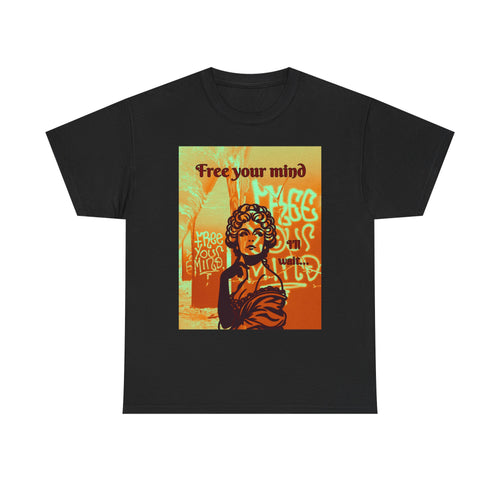 Common Courtesy — Vintage Graffiti Free Your Mind Graphic Tee