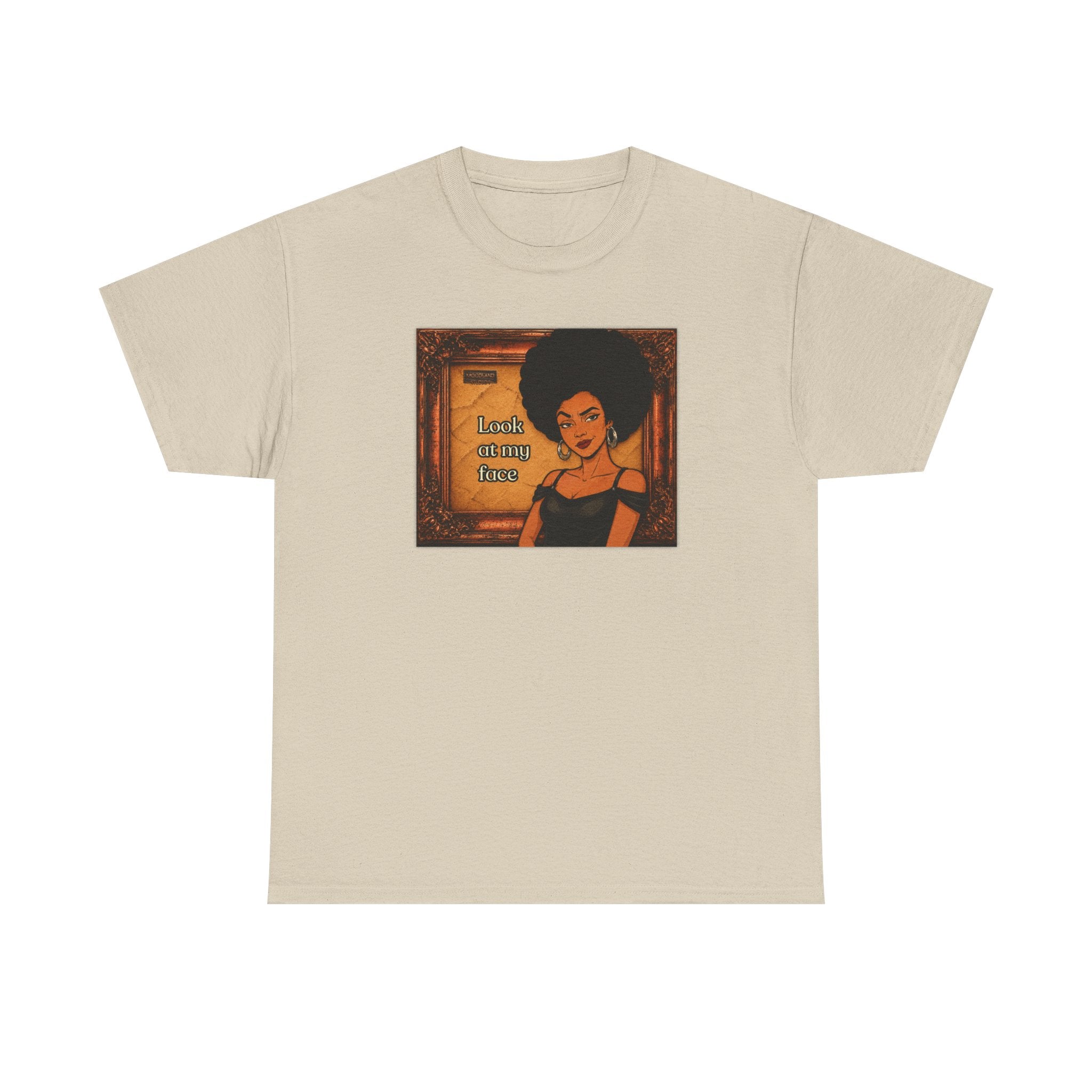 Look at My Face Retro T-Shirt — Vintage Style Sheila Mood Graphic Tee