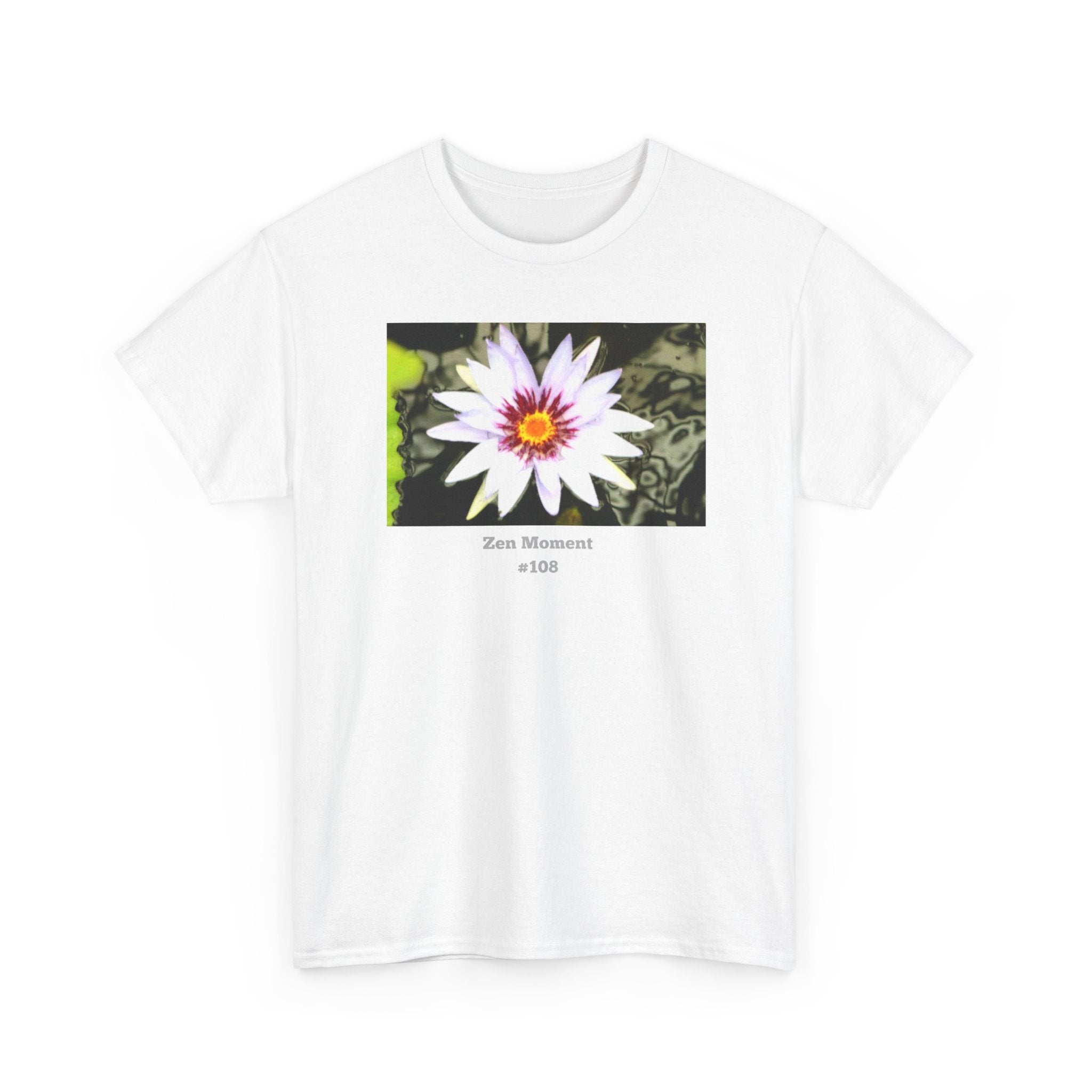 Floral Waterlily Tee — 'Sea Moment' Photo Print T-Shirt
