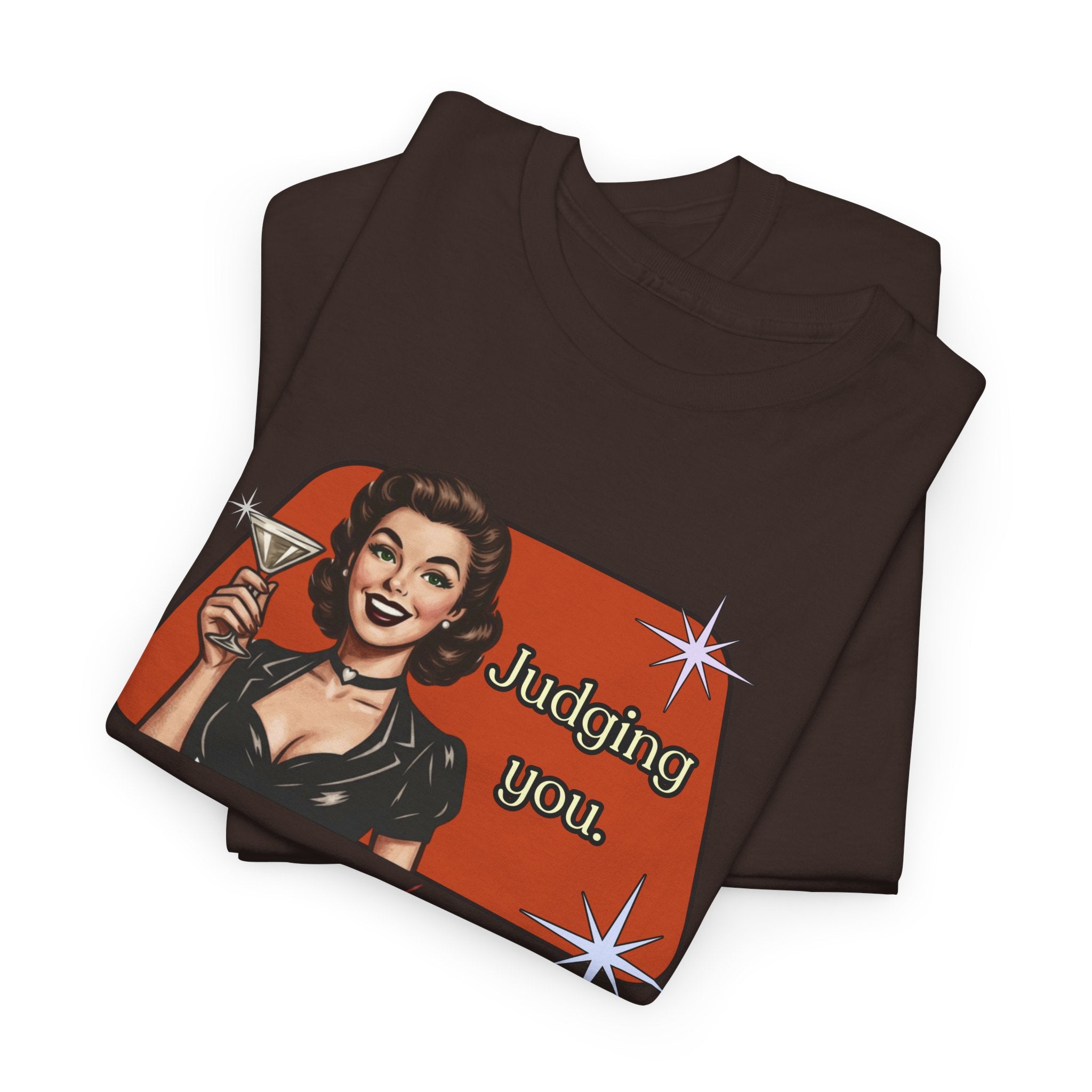 Judging You Retro T-Shirt — Vintage Style Graphic Tee