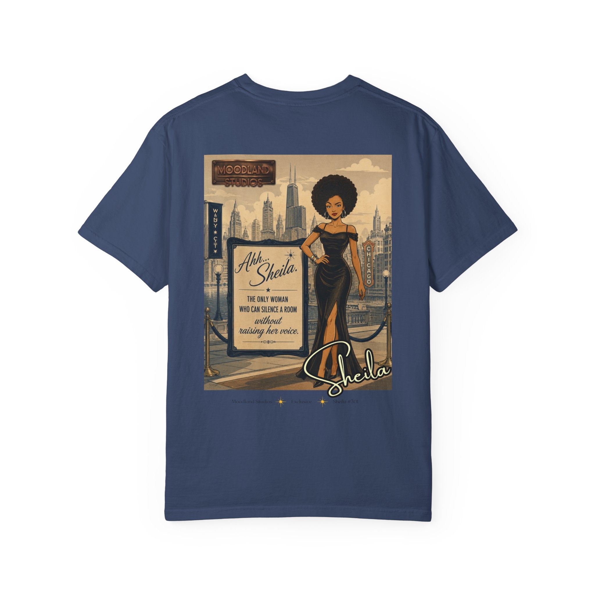 Moodland Studios Sheila Retro T-Shirt — Vintage Studio Poster Tee