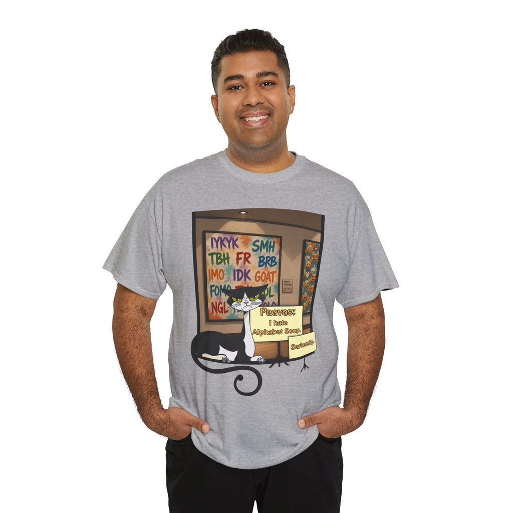 Peeves: Alphabet Soup T-Shirt — Museum Curator Graphic Tee