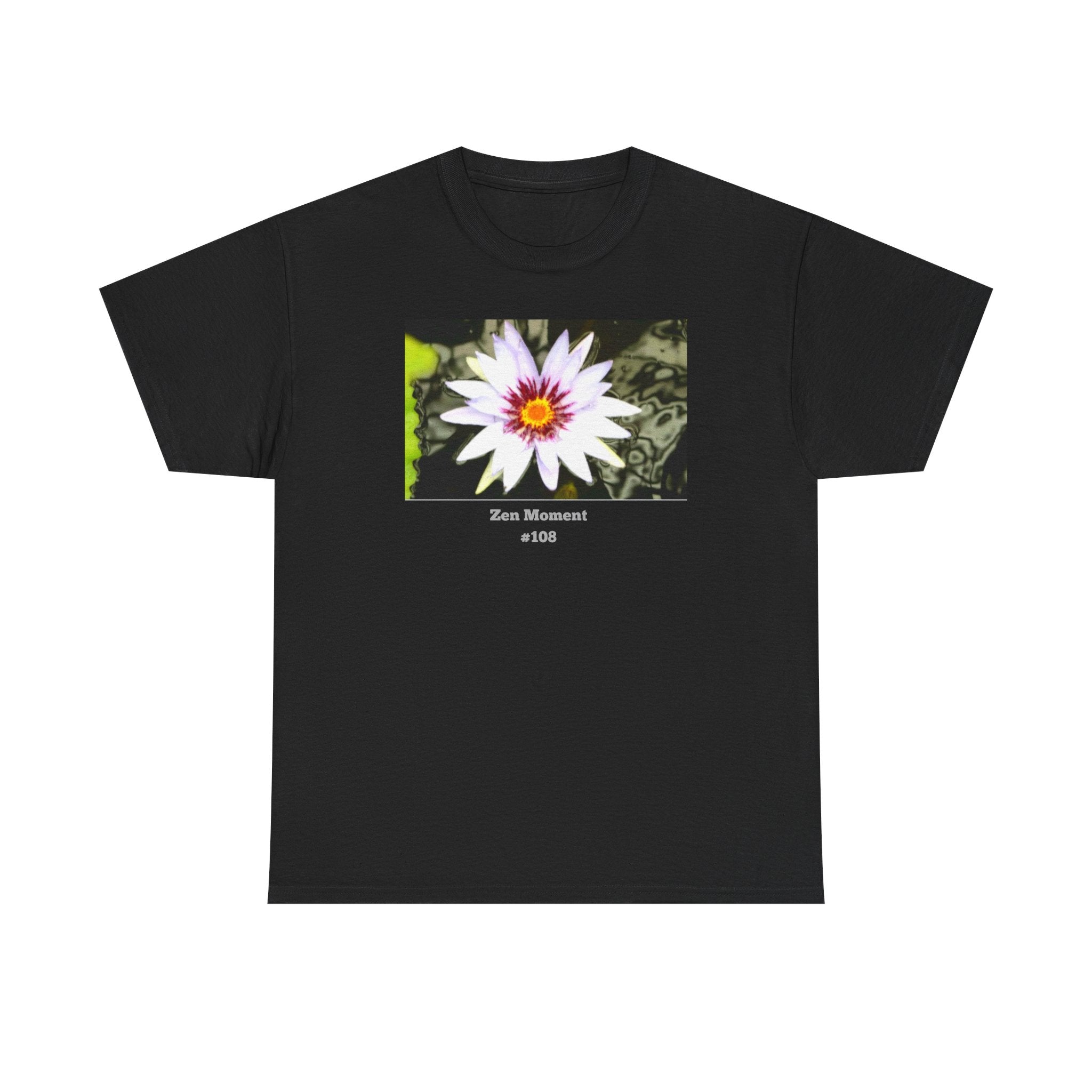 Floral Waterlily Tee — 'Sea Moment' Photo Print T-Shirt