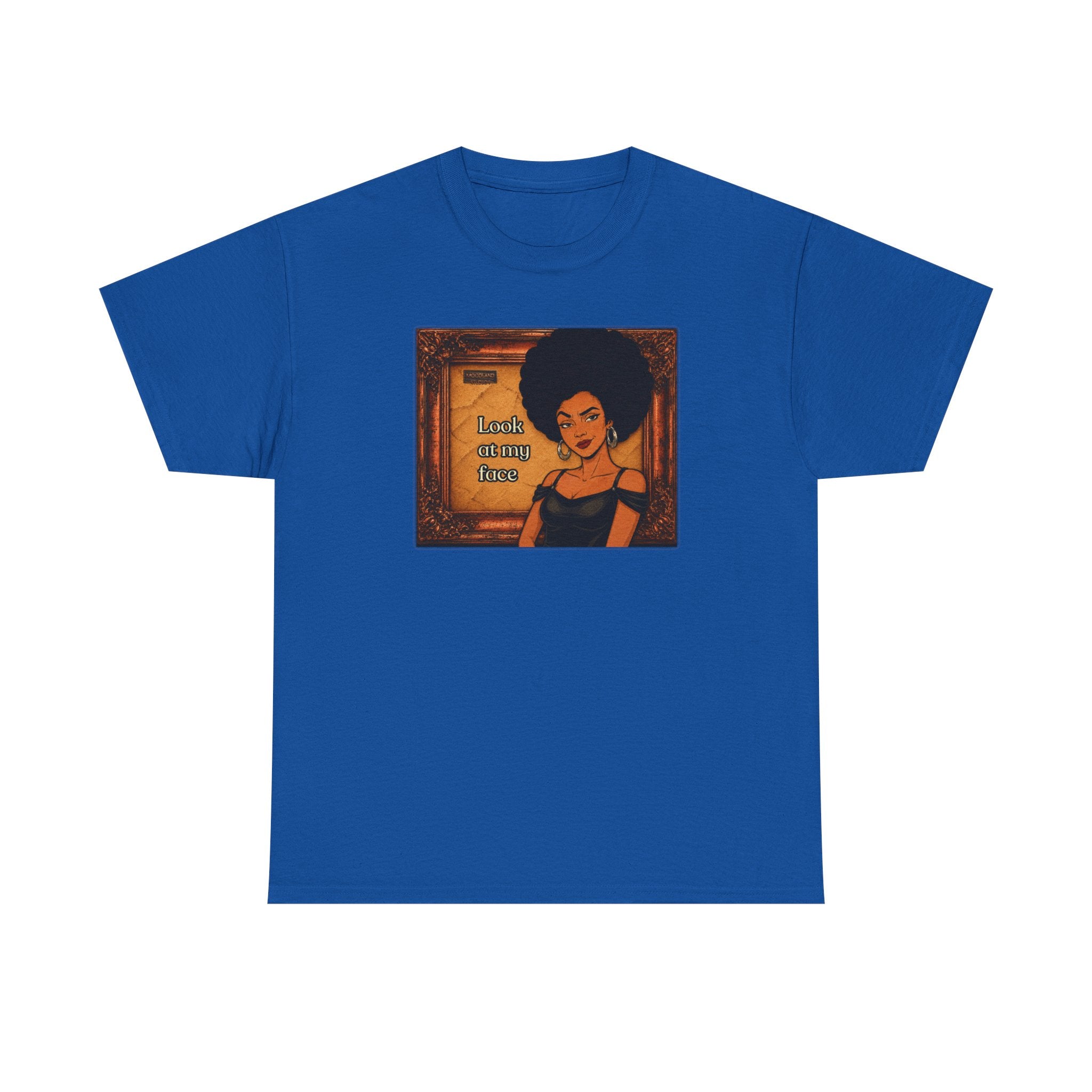 Look at My Face Retro T-Shirt — Vintage Style Sheila Mood Graphic Tee