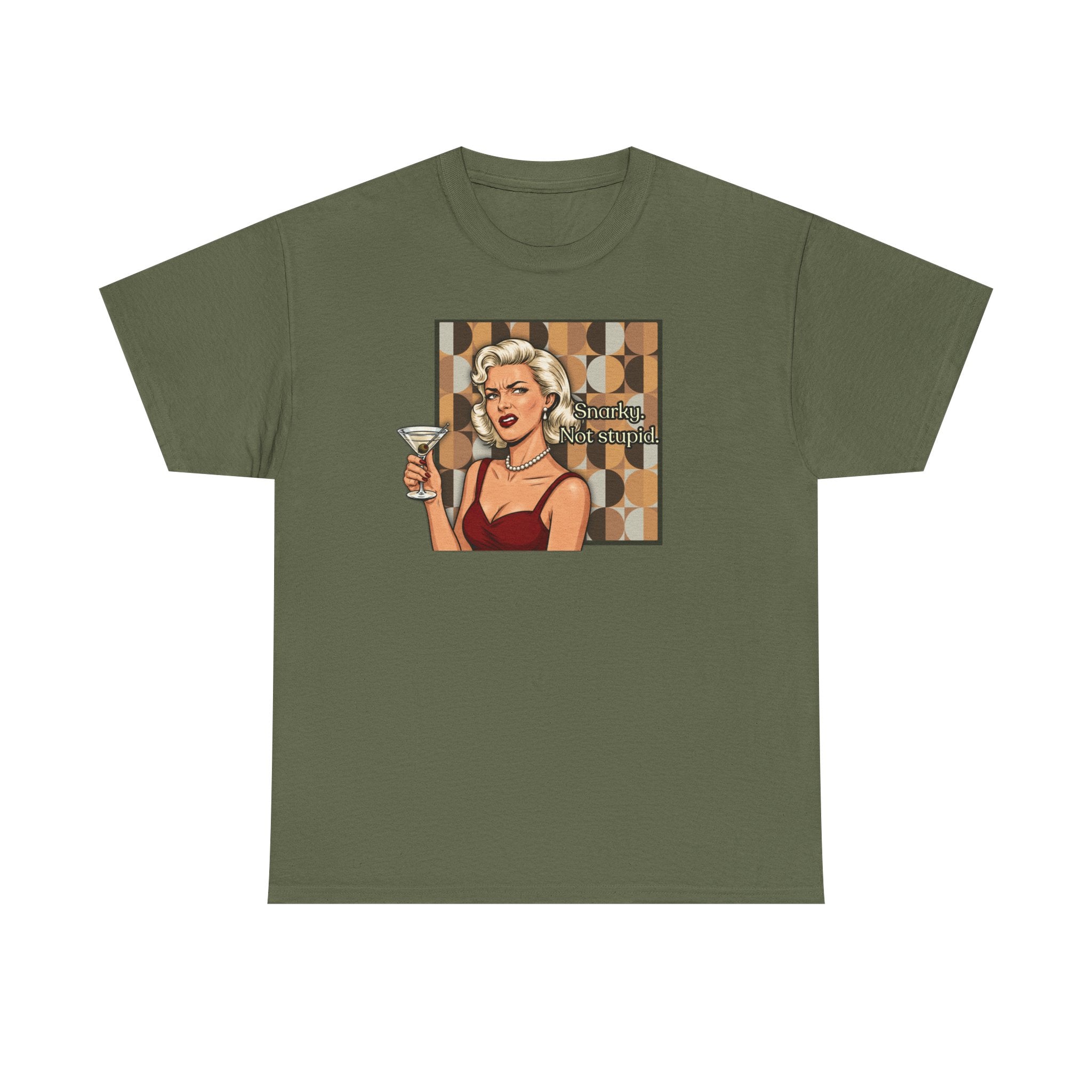 Snarky. Not Stupid. Retro T-Shirt — Vintage Style Mood Swings Graphic Tee