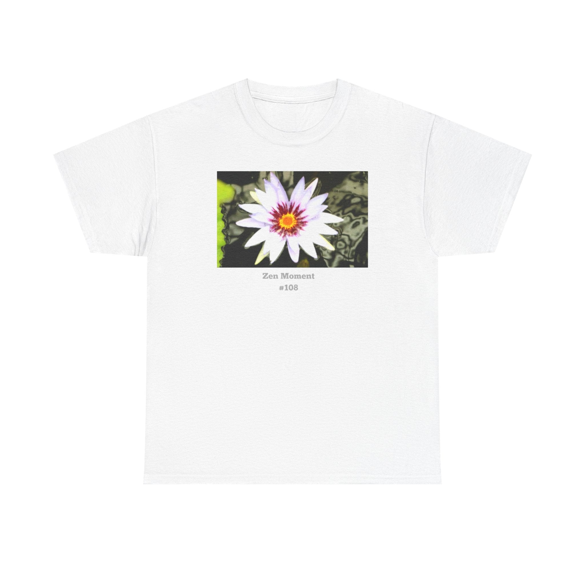 Floral Waterlily Tee — 'Sea Moment' Photo Print T-Shirt