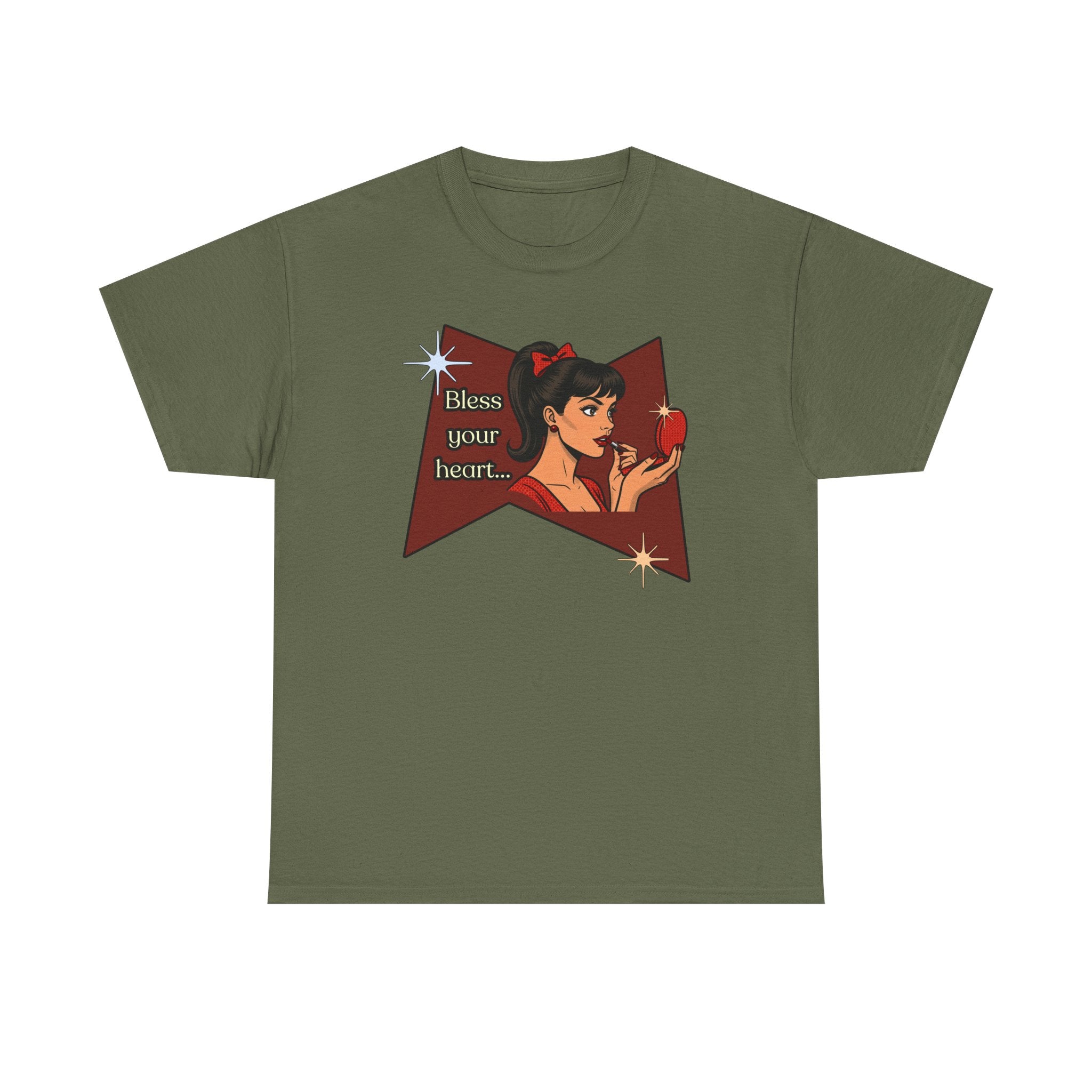 Bless Your Heart Retro T-Shirt  -- Vintage Style Graphic Tee