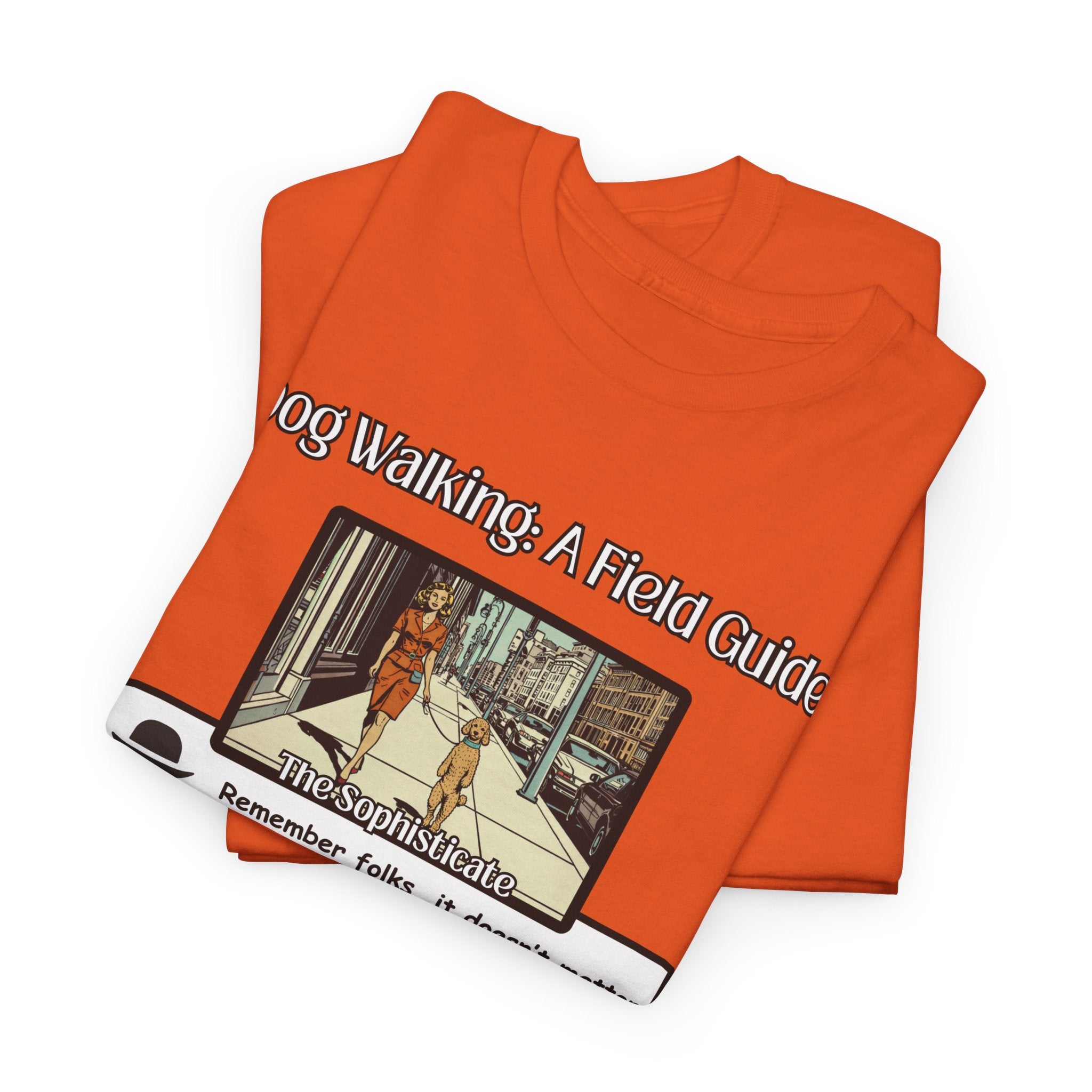 Dog Walking Guide — "Dog Walking: A Field Guide" Illustrated Graphic Tee