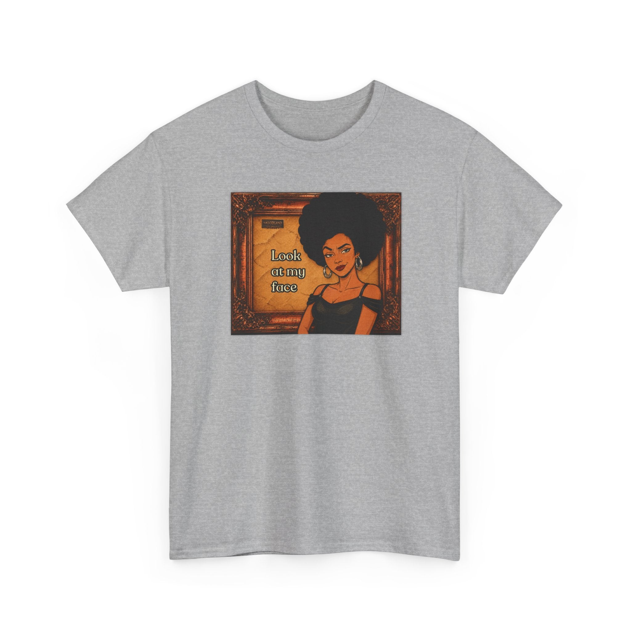 Look at My Face Retro T-Shirt — Vintage Style Sheila Mood Graphic Tee