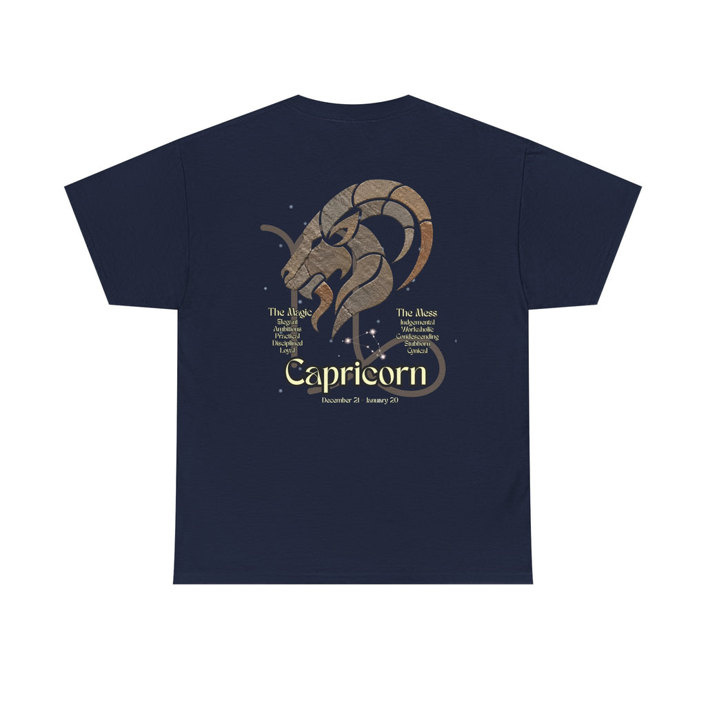 The Zodiac Society Astrology T-Shirt — Capricorn Graphic Tee