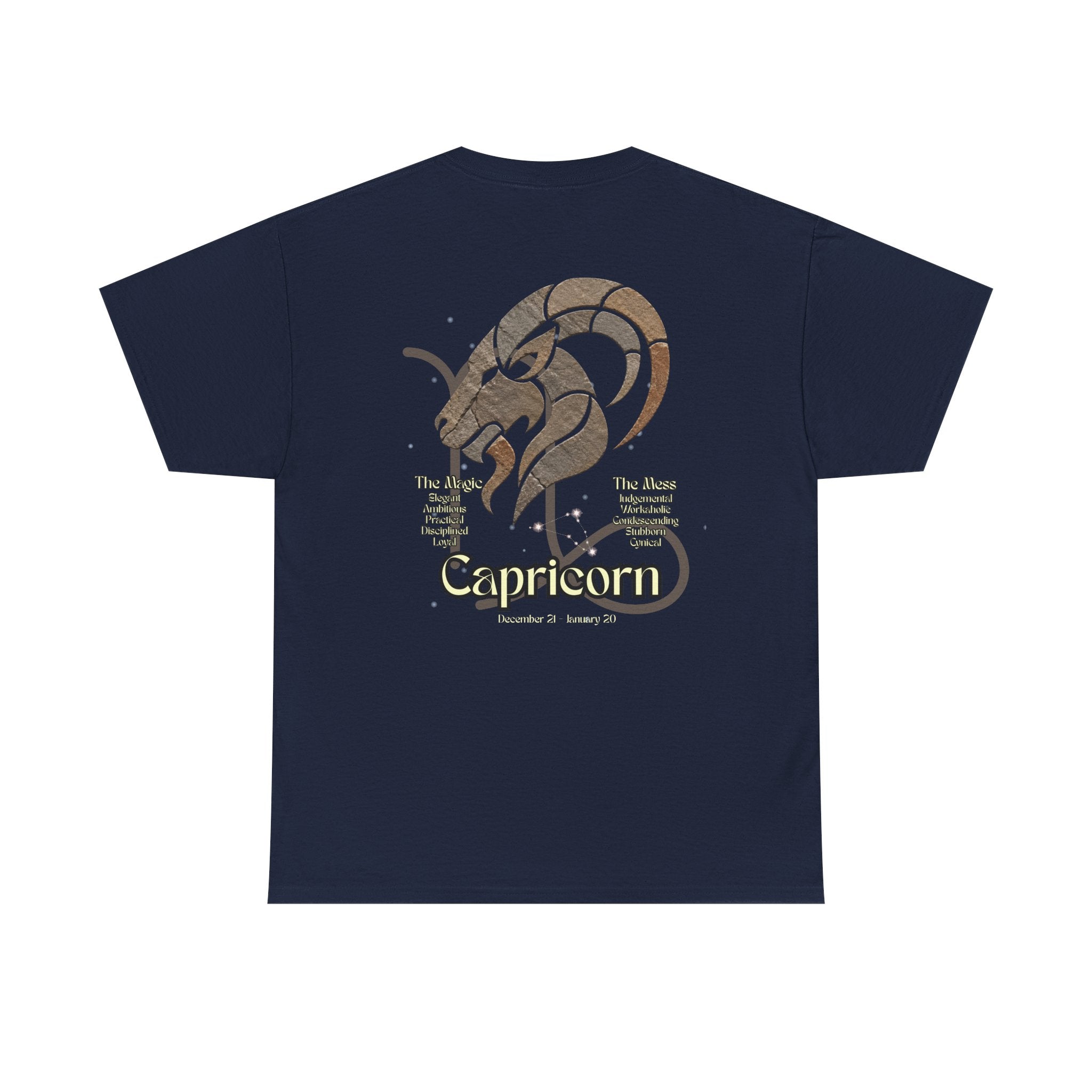 The Zodiac Society Astrology T-Shirt — Capricorn Graphic Tee