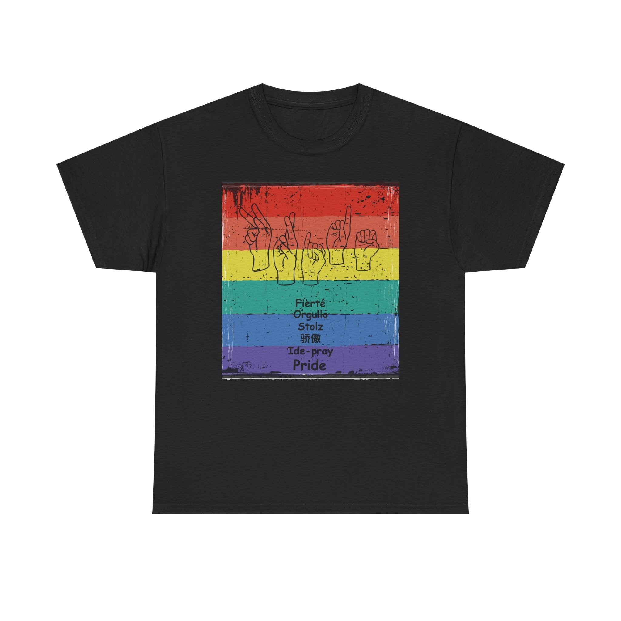 Pride Language - Rainbow Graphic Tee