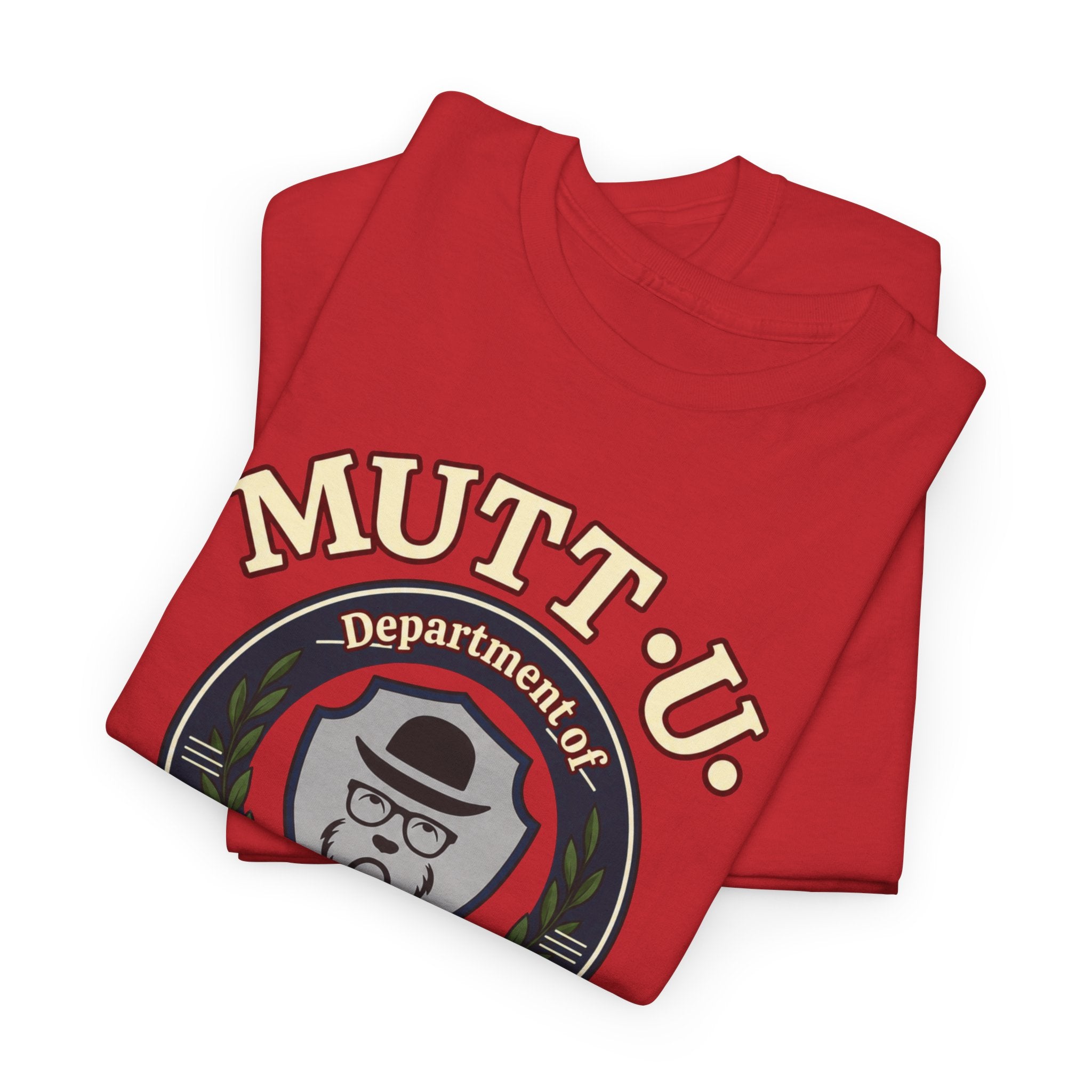 Mutt-U Campus T‑Shirt – Dept of Snarkology Graphic Tee