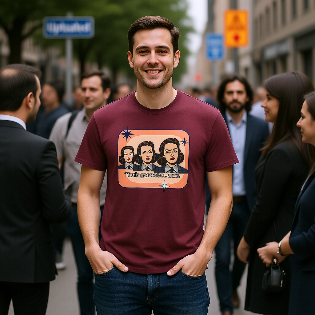 That's Gonna Be a No Retro Tee — Vintage Style Graphic Tee