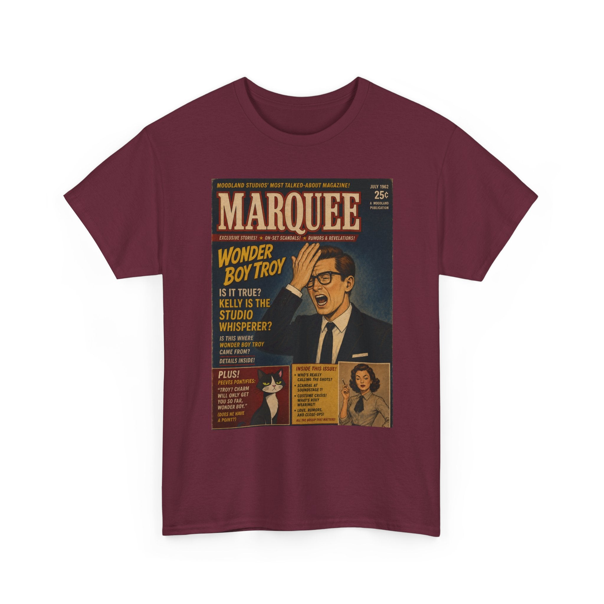 Moodland Studios Retro T-Shirt — Marquee Magazine Vintage Graphic Tee