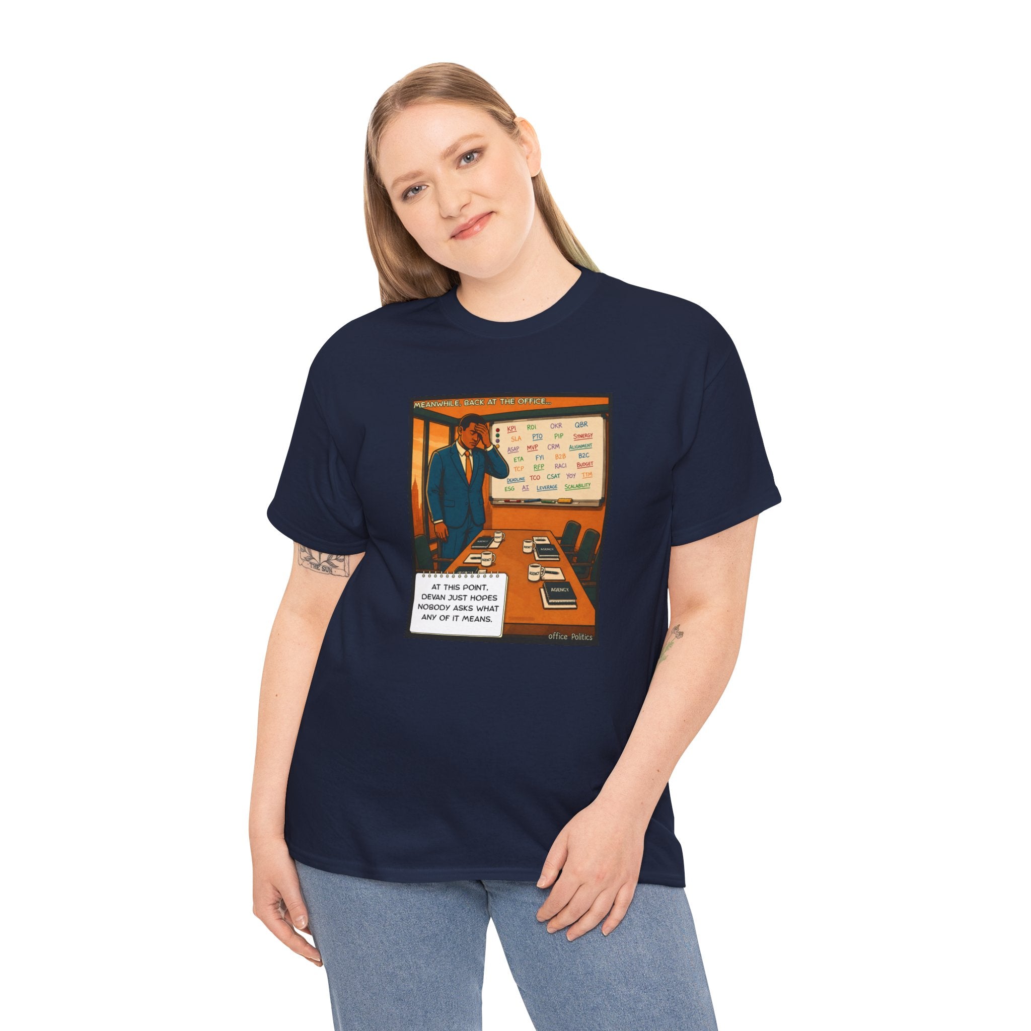 office Politics Retro T-Shirt — Devan's Definitions Graphic Tee